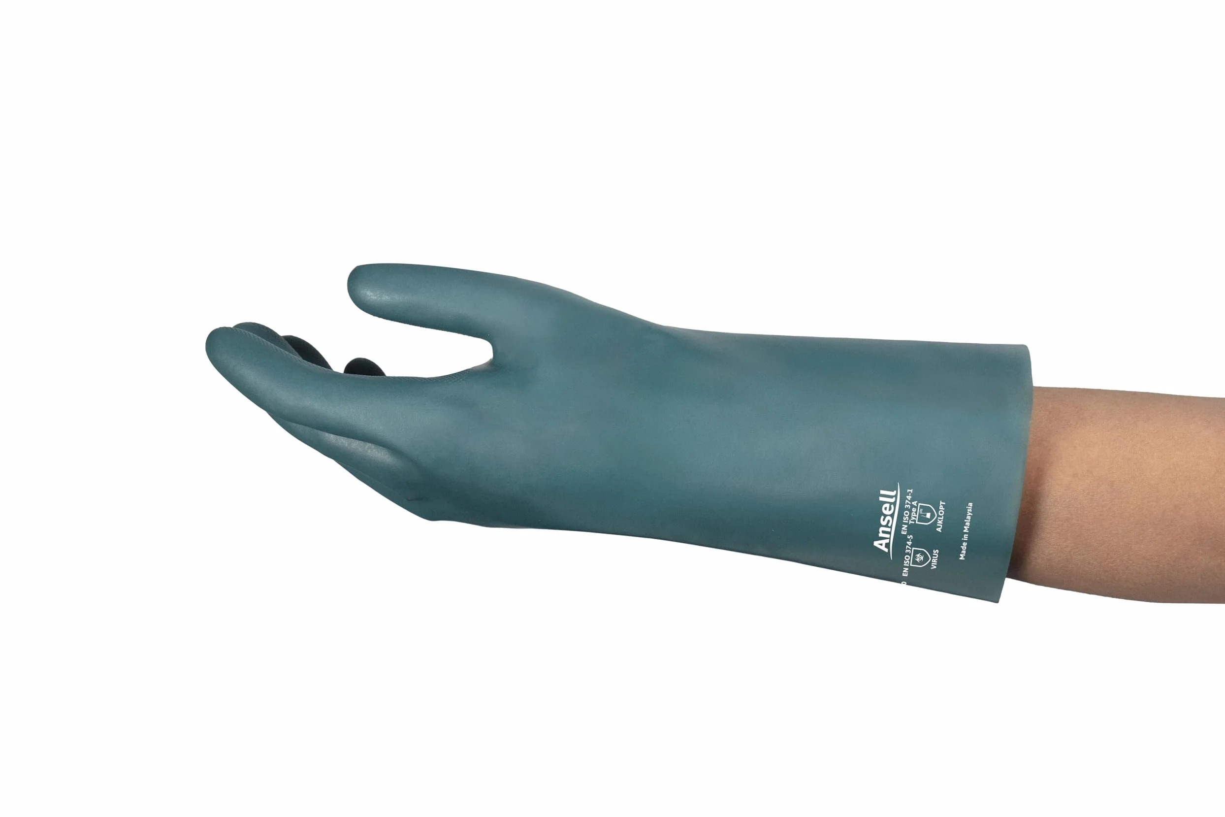 Ansell AlphaTec 58-001 ESD Robocze rękawice do ochrony mechanicznej, Rozmiar 7(S), Zielony (12 Par)