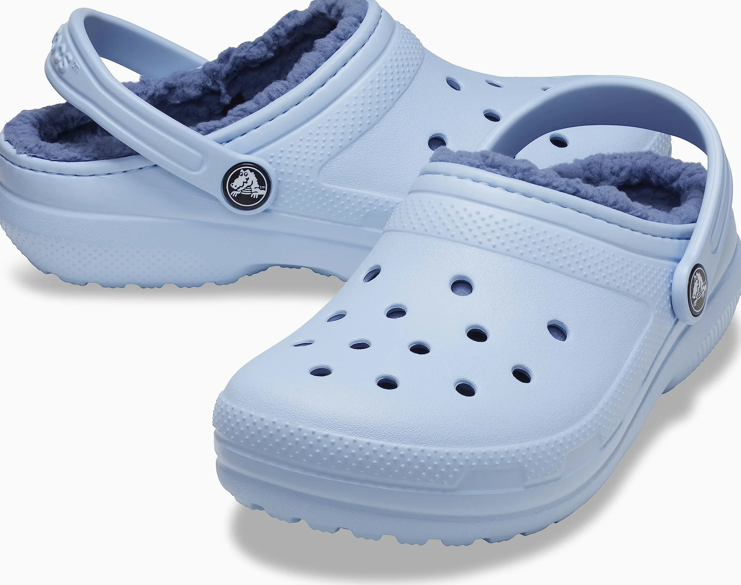 Crocs Uniseks - dzieci Classic Lined Clogs | Fuzzy SlippersChodak