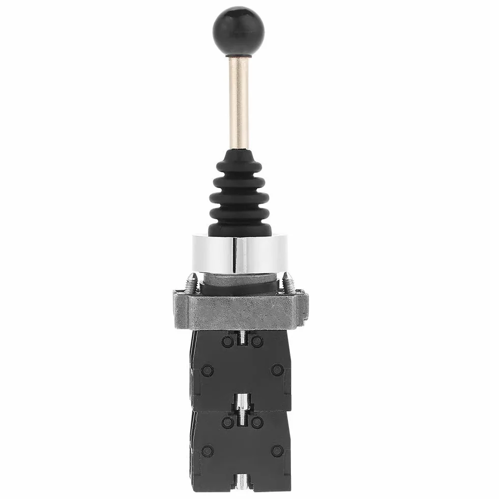 Joystick Switch, kontroler Joy Stick 4-pozycyjny sprężynowy przełącznik zwrotny wymiana przełączników przemysłowych czarny