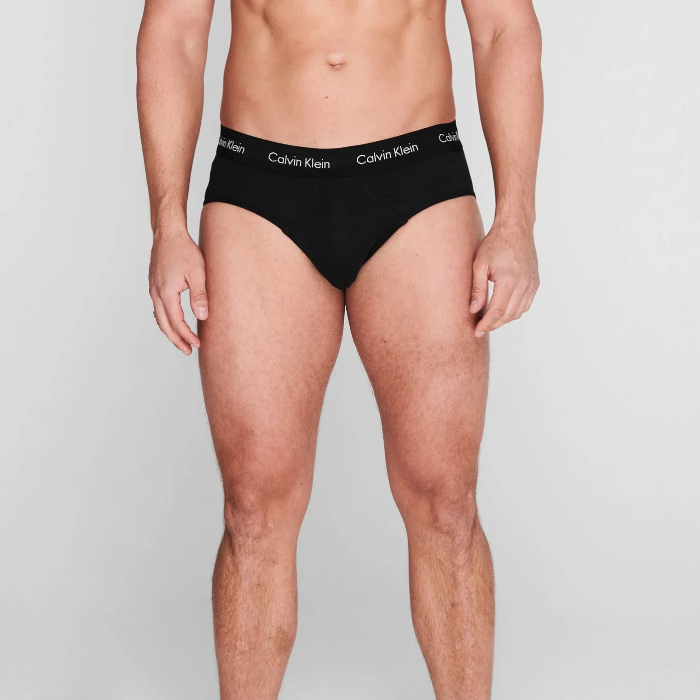 Calvin Klein 3P Hip Brief Hip Briefs Mężczyźni,Czarny (Black With Black Wb Xwb),XL