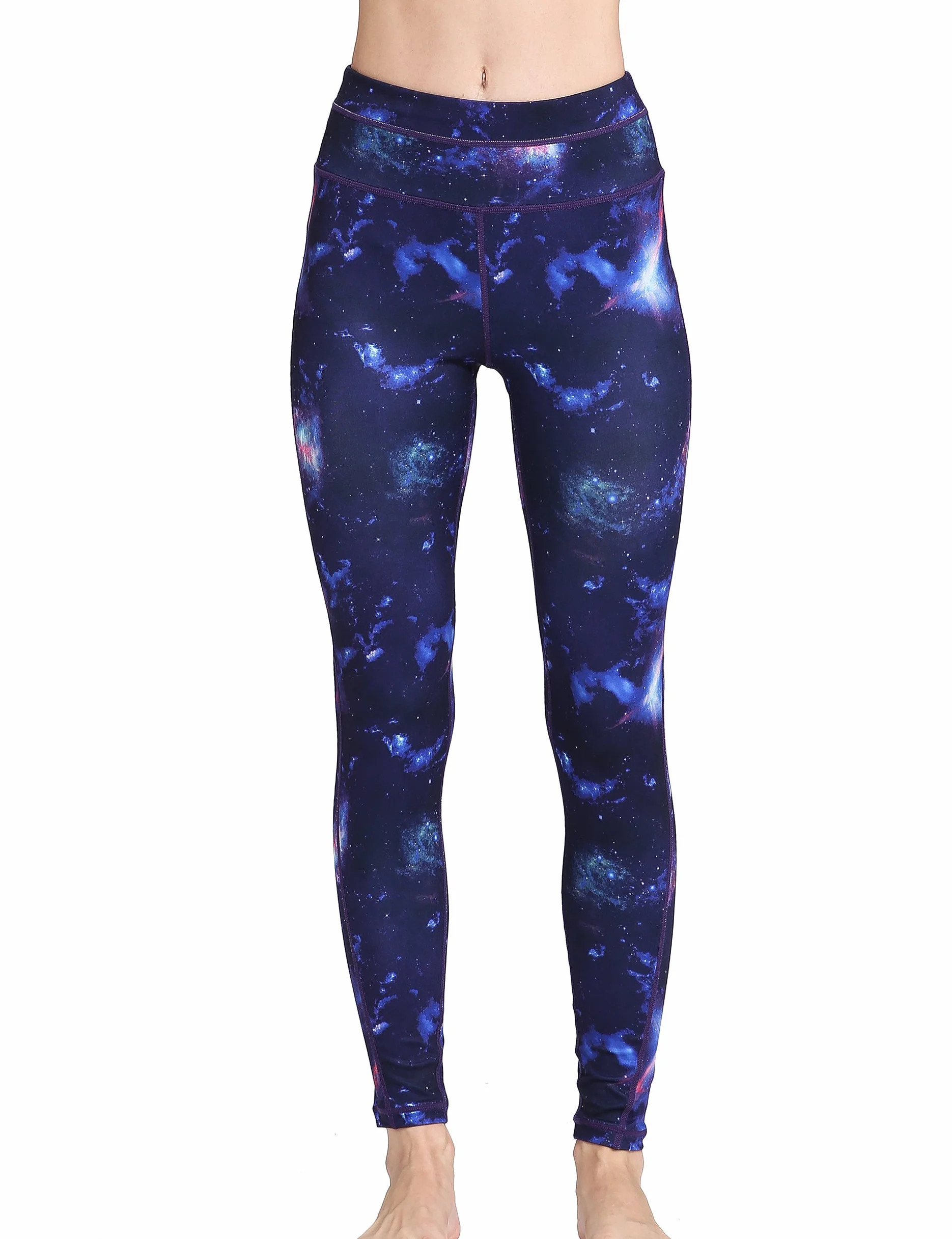Legginsy sportowe damskie drukowane legginsy sportowe do biegania jogi fitness siłowni