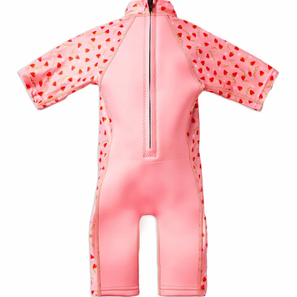 Splash About Kombinezon przeciwsłoneczny i morski unisex dla dzieci, pole truskawkowe, 1-2 lata, Pole truskawkowe, 12-24 miesi?cy