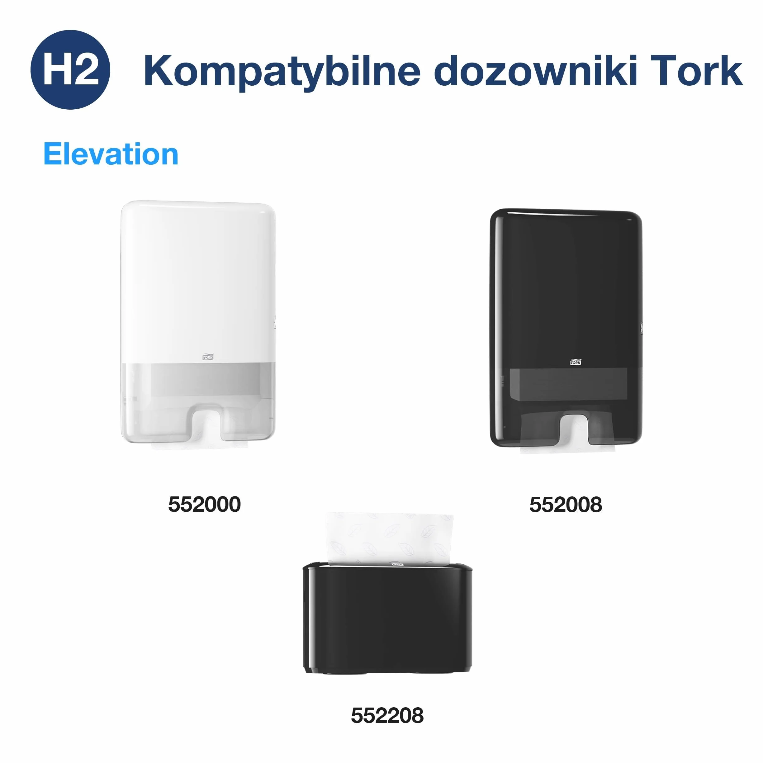 Tork Xpress H2 Białe, Miękkie, Składane Ręczniki do Rąk, Advanced, 2-Warstwowe, Składane w Z, Chłonne, 180 Listków, 120398