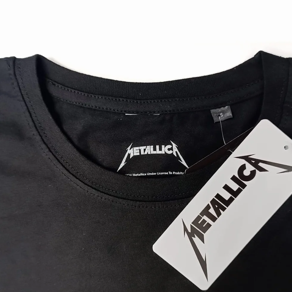 Metallica Koszulka Master of Puppets. Oficjalna koszulka rockowa z zespołu Heavy Metal. Unisex Dorosły chłopiec