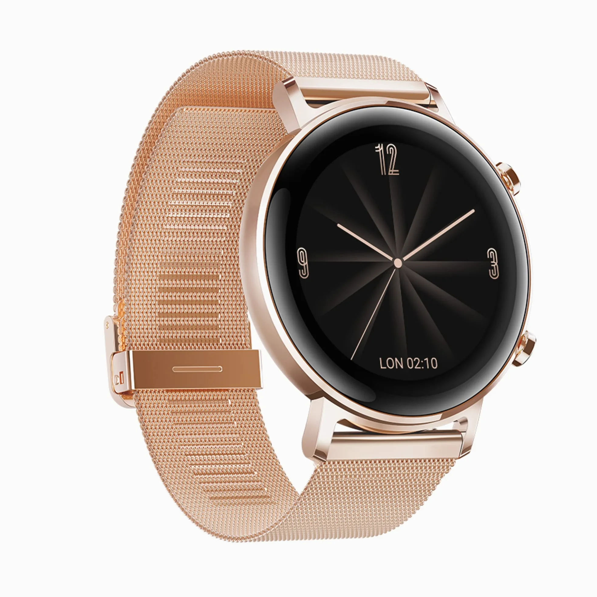 HUAWEI WATCH GT 2 Elegant, zegarek z GPS, pulsometrem, 1.39 calowy ekran AMOLED 454 x 454 HD, z funkcją monitorowania snu, stesu, złoty.