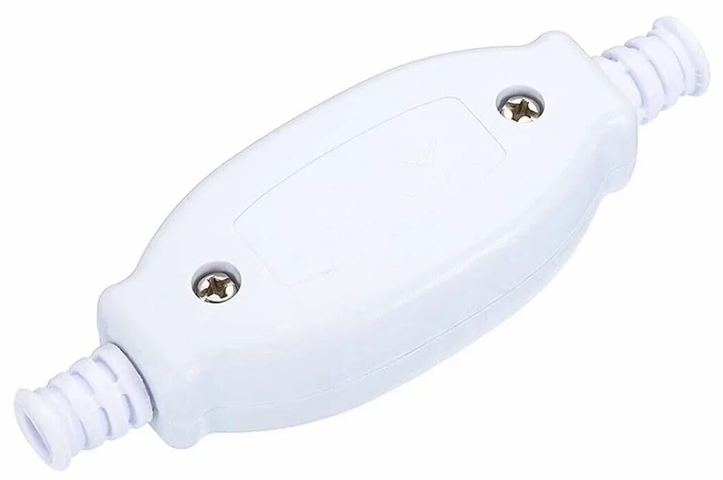 Wodoszczelny przełącznik IP65, biały, pasuje do użytku na zewnątrz, 2-biegunowy, 3 A, 250 V, pasuje do LED, SMD