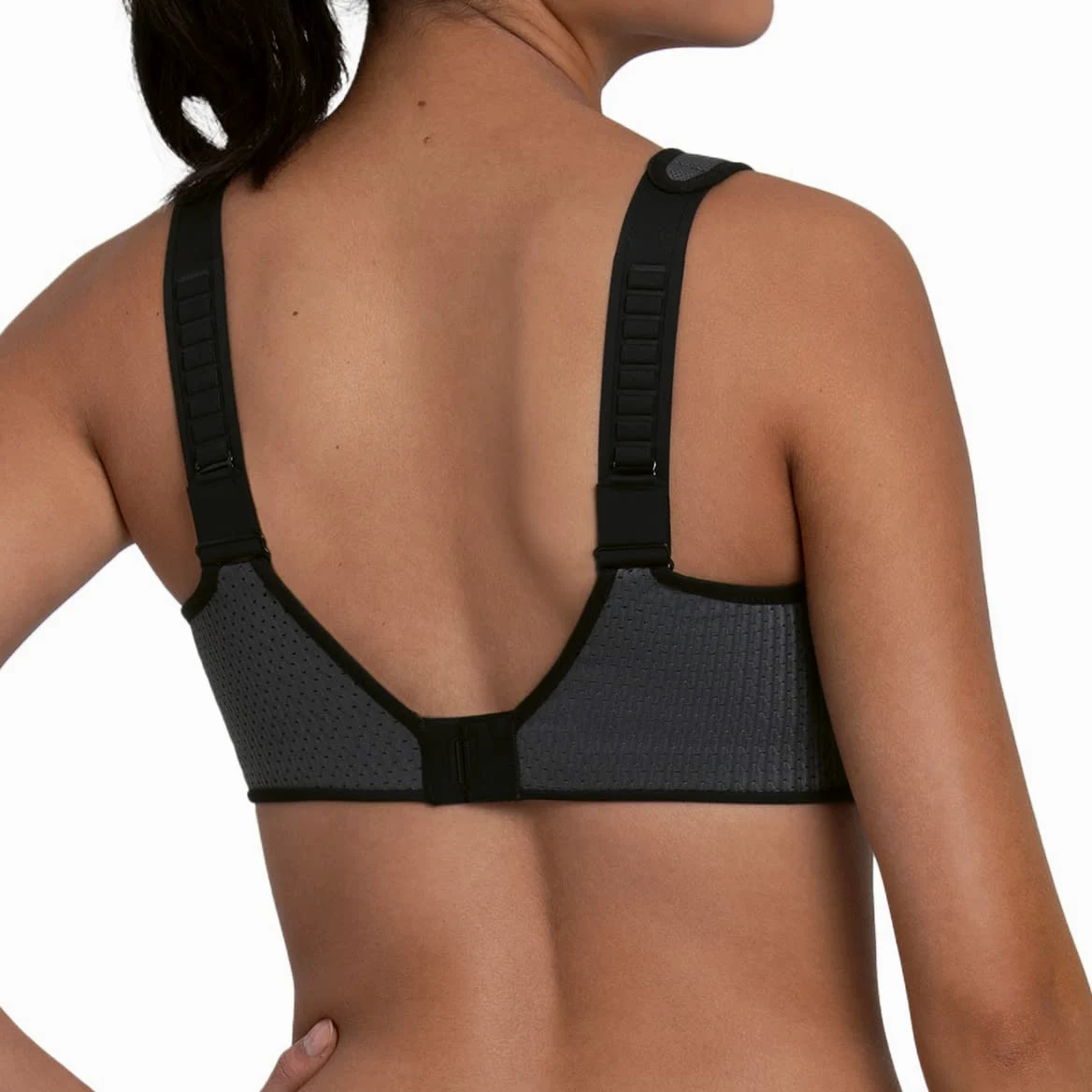 Anita Active PanAlp Air 5560-476 damski biustonosz sportowy antracytowy/czarny, antracyt/czarny, 80C