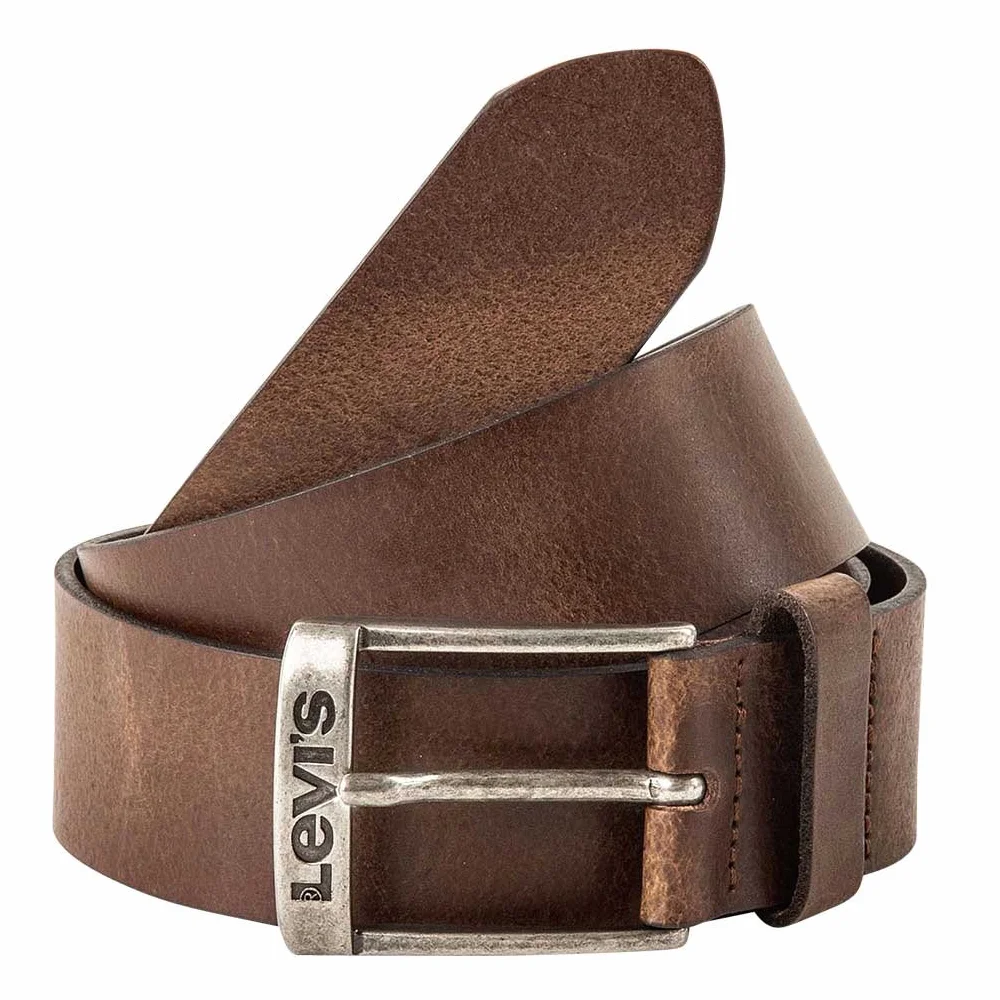 Levi's Nowy pasek Duncan męski, Brązowy (ciemnobrązowy), 100 cm
