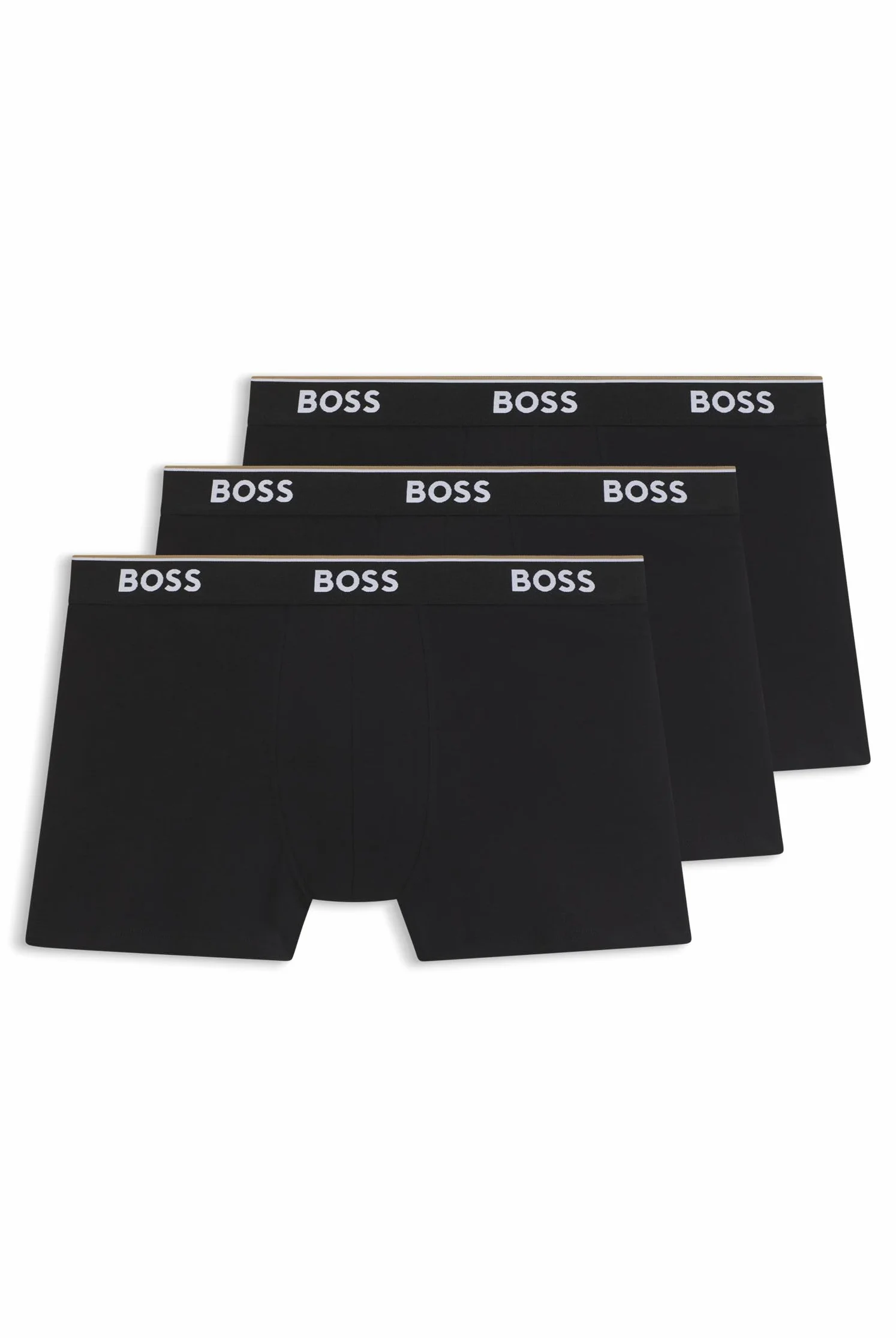Hugo Boss Mężczyźni Power Bokserki, Czarny, L