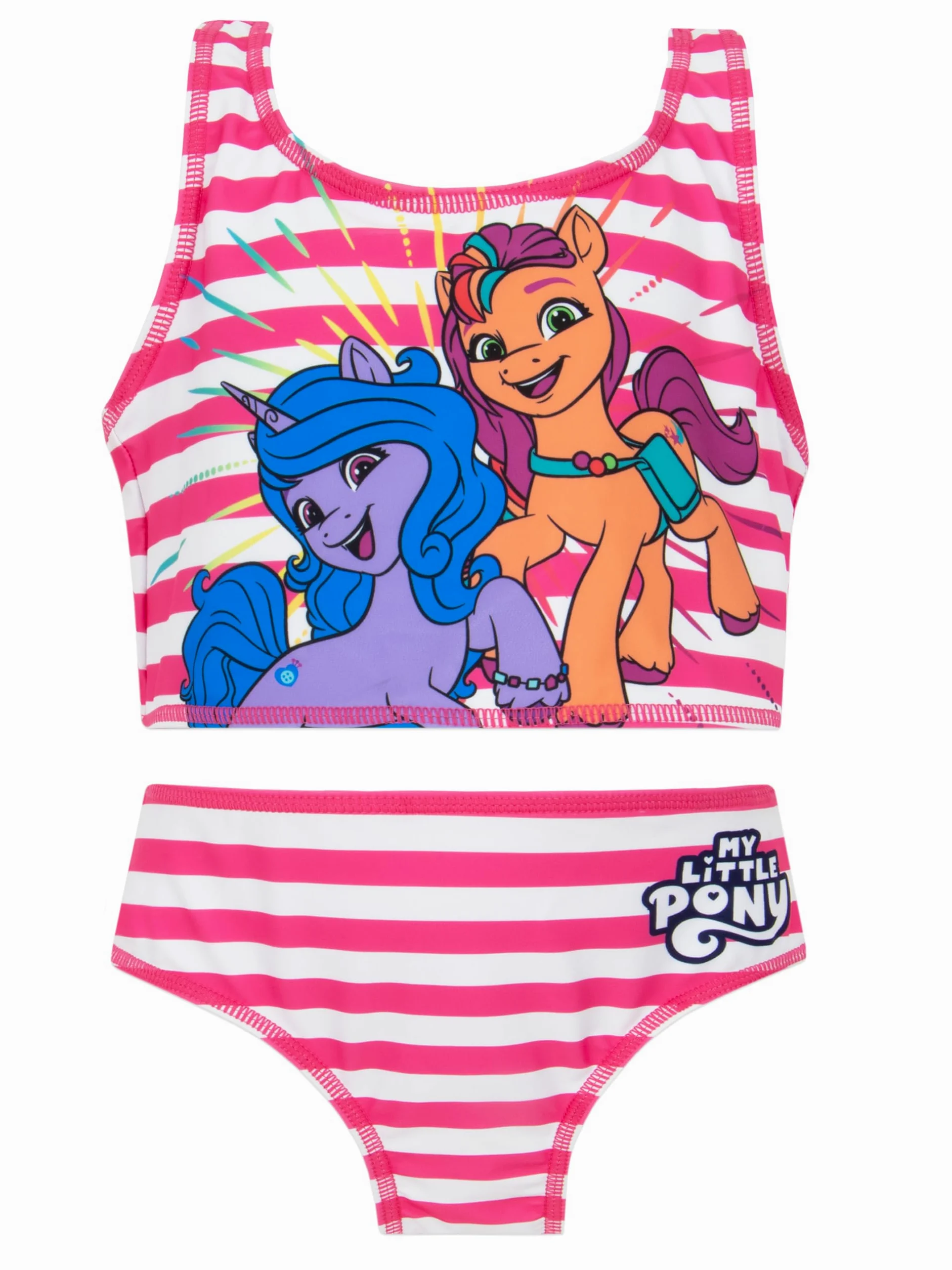 Strój Kąpielowy My Little Pony dla Dziewcząt | Tankini 2 Części | Oddzielne Części do Pływania