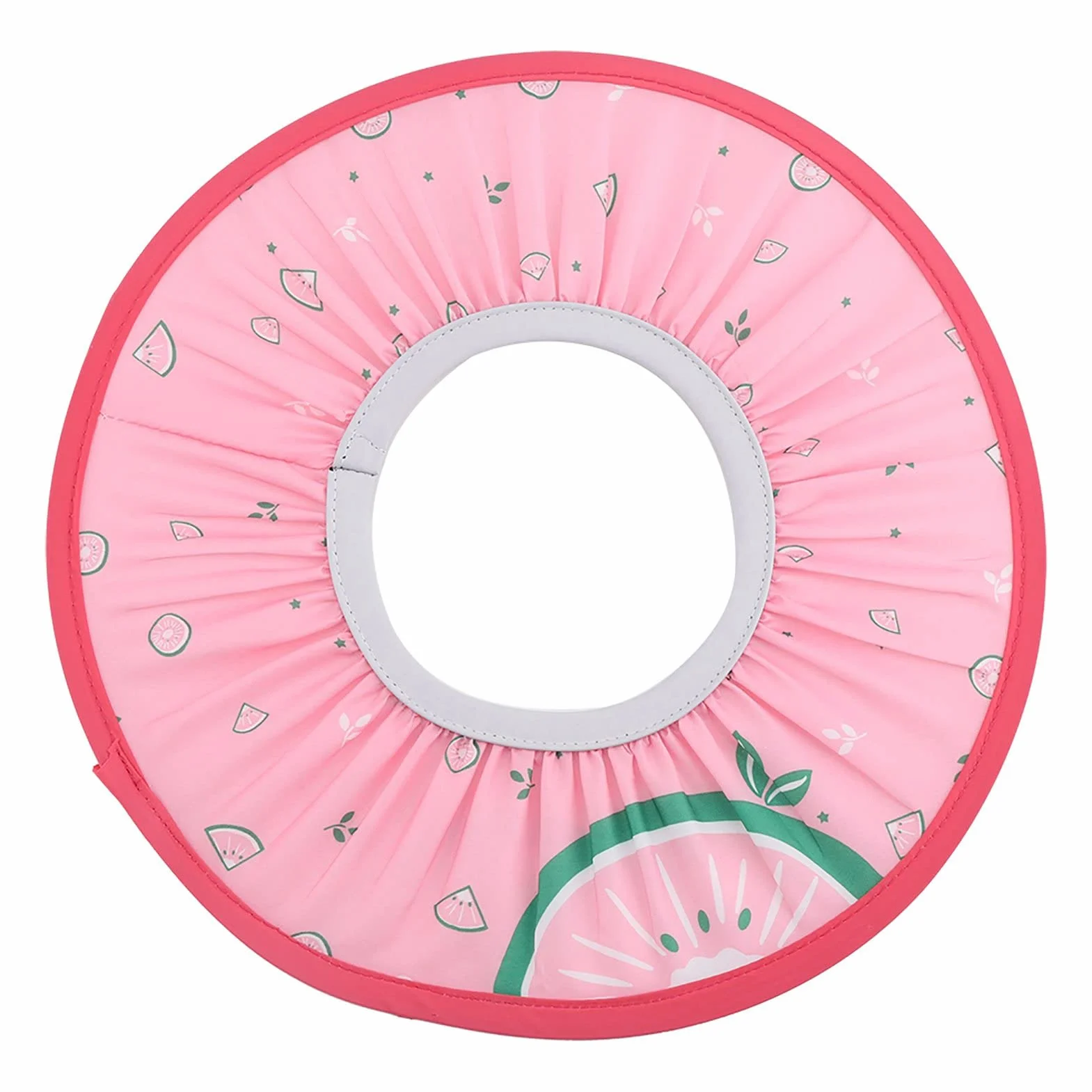 Czapka z Daszkiem dla Niemowląt, Czepek do Kąpieli z Daszkiem do Prania (PINK)