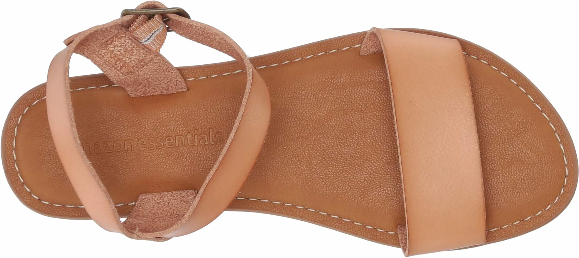 Amazon Essentials Kobiety Two Strap Buckle SandalSandał