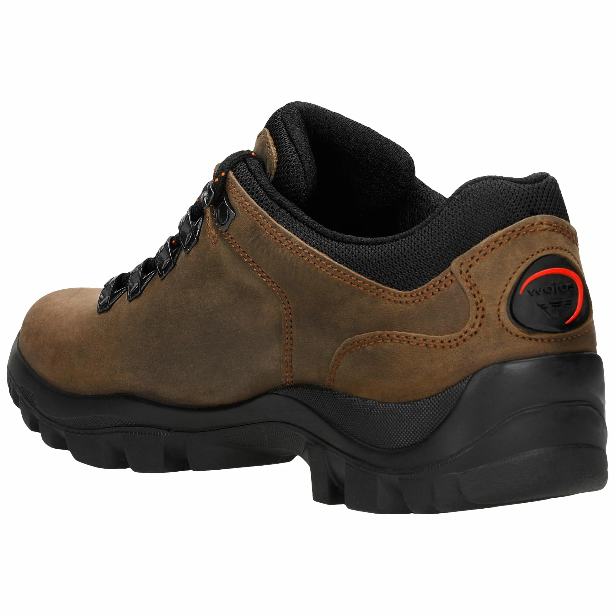 WOJAS Męskie buty trekkingowe ze skóry Crazy-Horse – sneakersy półbuty całoroczne, terenowe, miejskie, miejskie, sportowe