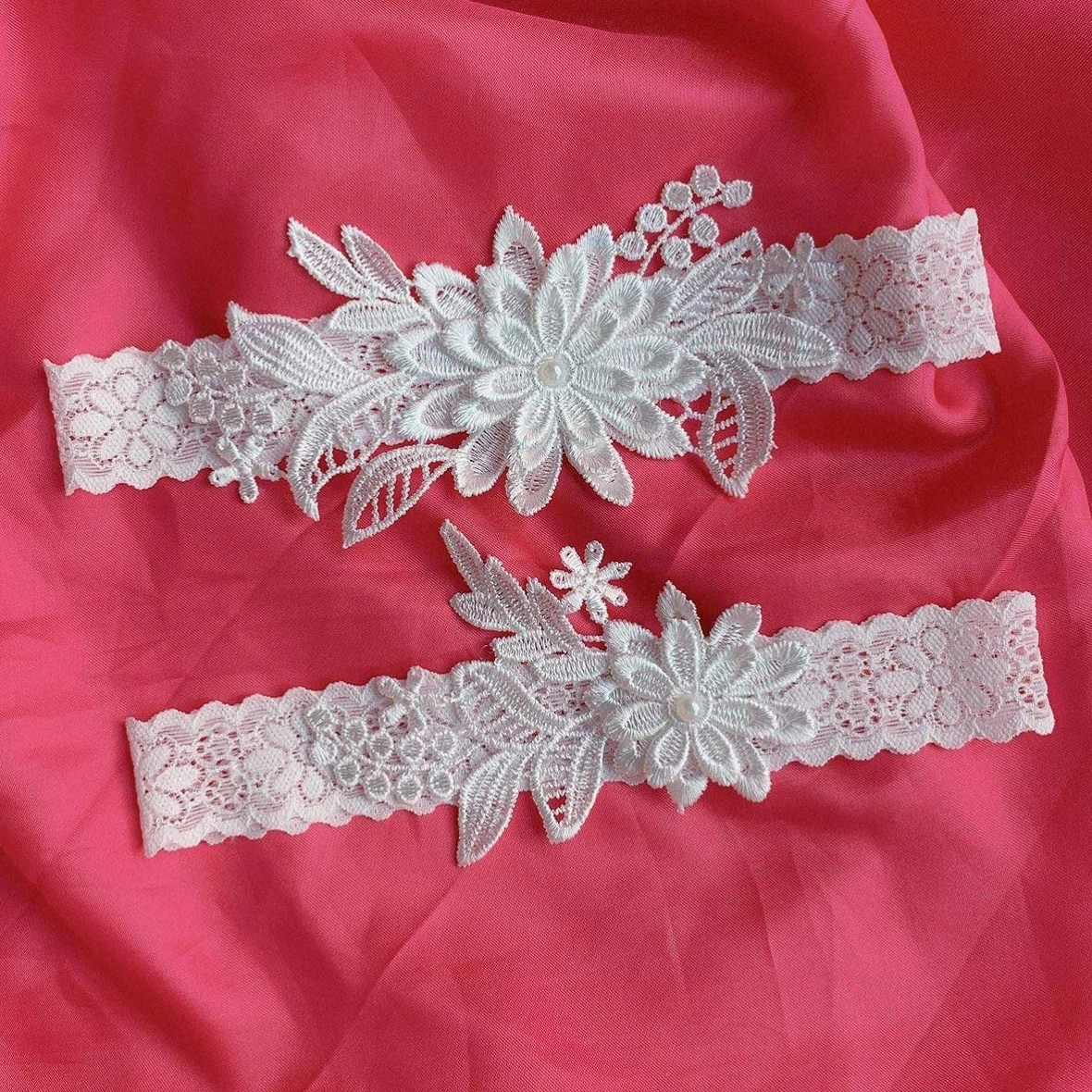 Pas Panna Młoda Podwiązka Elegancka Elastyczna Koronka Noga Zespół Ozdoby Accessary Udo Pierścień Pas Do Pończoch Zestaw Wedding Bridal Shower Party Dobrodziejstw