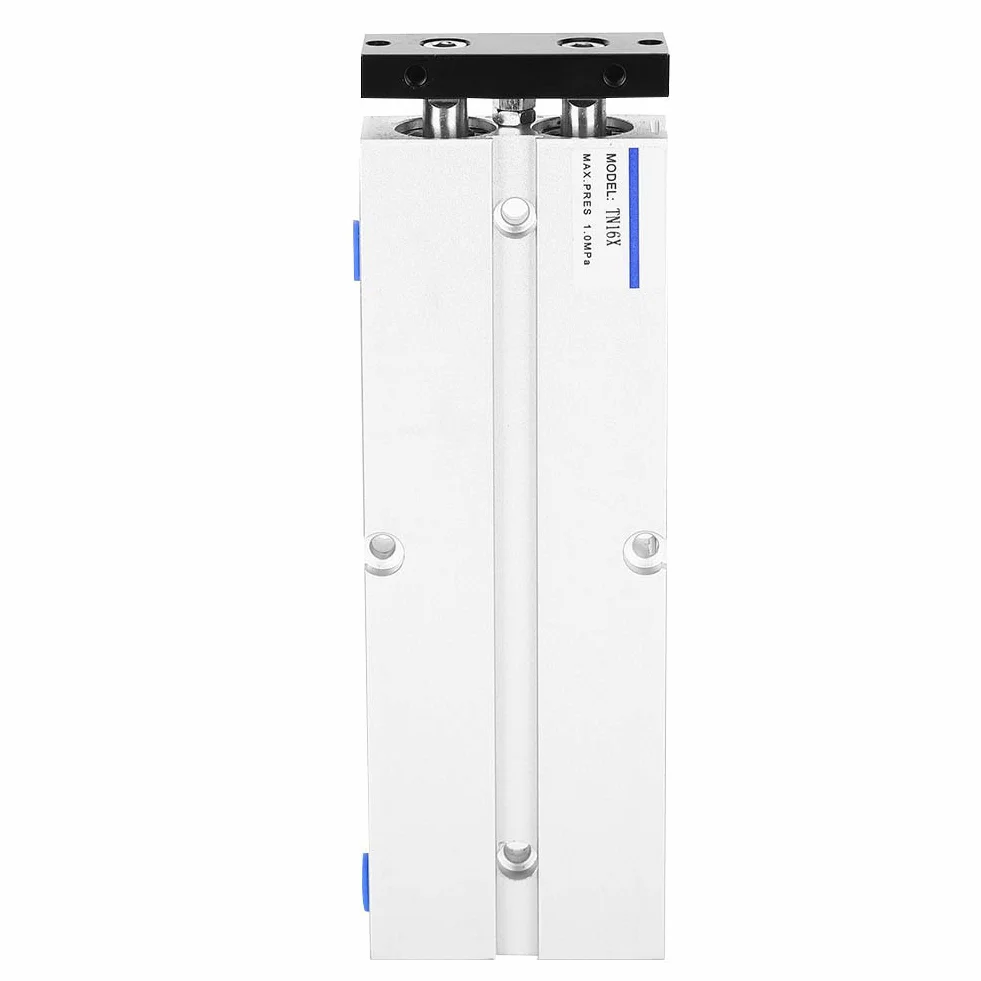 Cylinder podwójnego działania, siłownik pneumatyczny, 01-09MPa wysoce precyzyjny cylinder powietrza TN16, silne utlenianie (TN16 x 150-S)