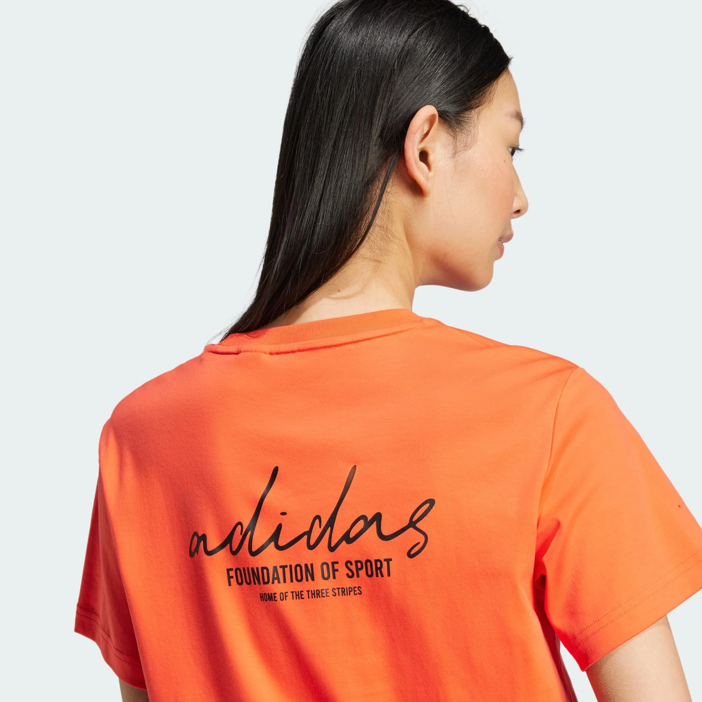 adidas Kobiety SIGNATURE GRAPHIC PRINT T-SHIRT, bright red, S