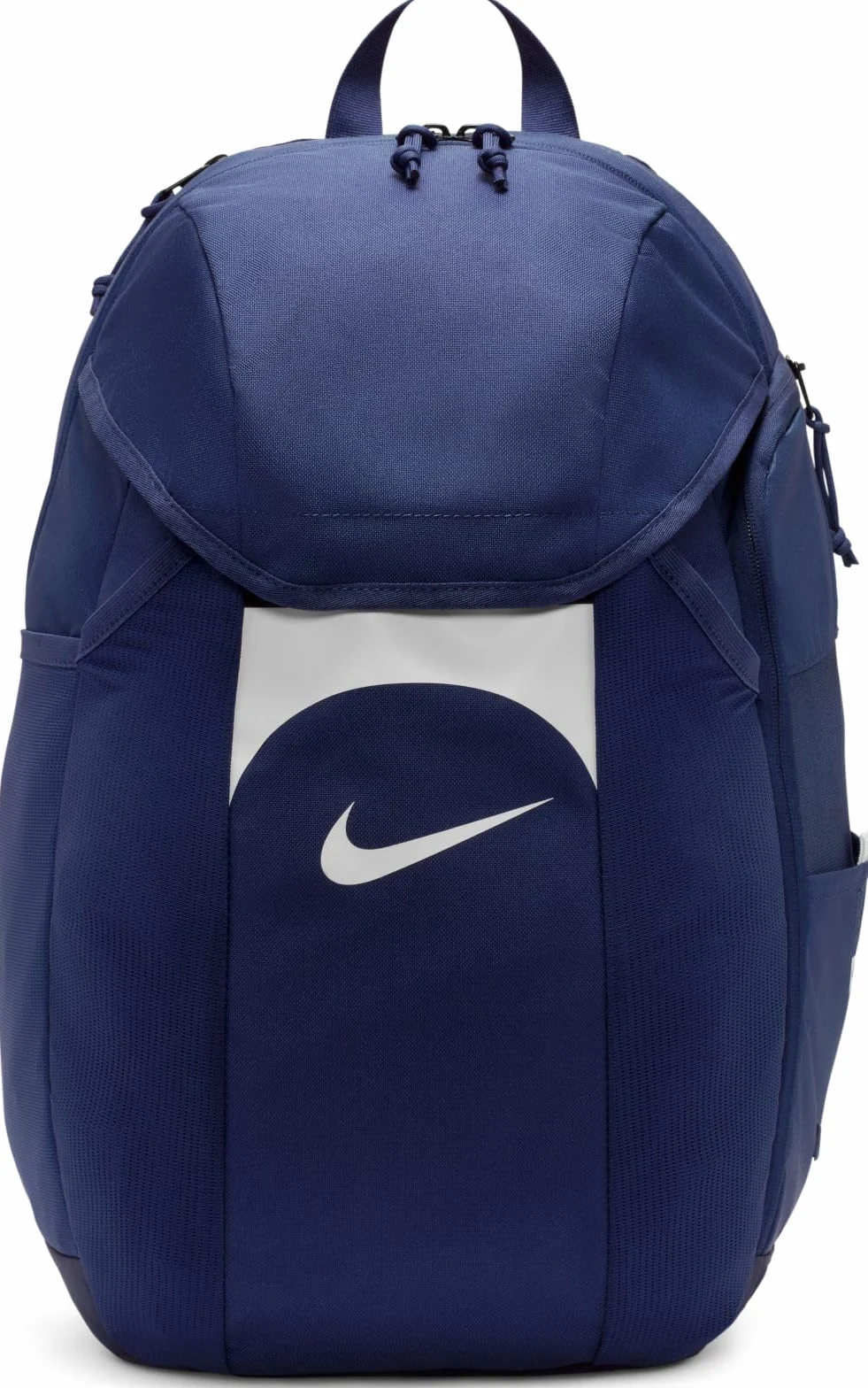 Nike Unisex Backpack Academy Storm-Fit, Midnight Navy/Midnight Navy/White, DV0761-410, 30 l, granatowy (Midnight Navy/Midnight Navy/White), 30L, Soccer