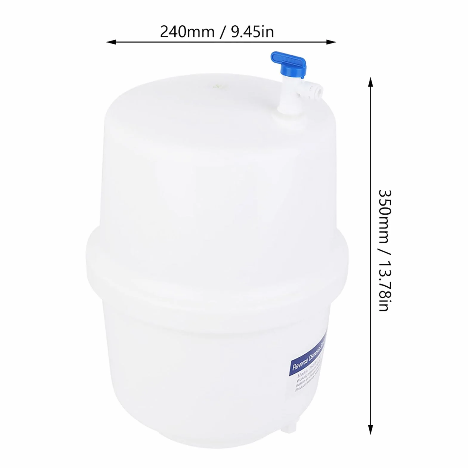 3 ro water tank 2-galonowy Zbiornik Ci?nieniowy na wod?, Zawór Kulowy Odcinaj?cy, Doskona?y dla Systemów Odwróconej Osmozy, Wysokiej Jako?ci z Filters onder gootsteen