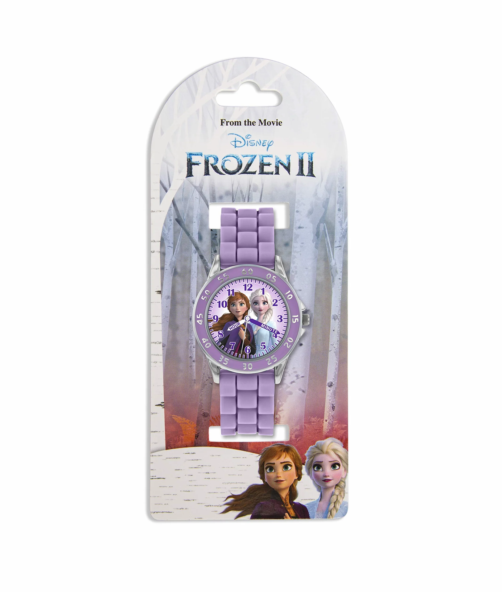Disney Frozen Dziewczęcy analogowy zegarek kwarcowy silikonowy pasek FZN9505