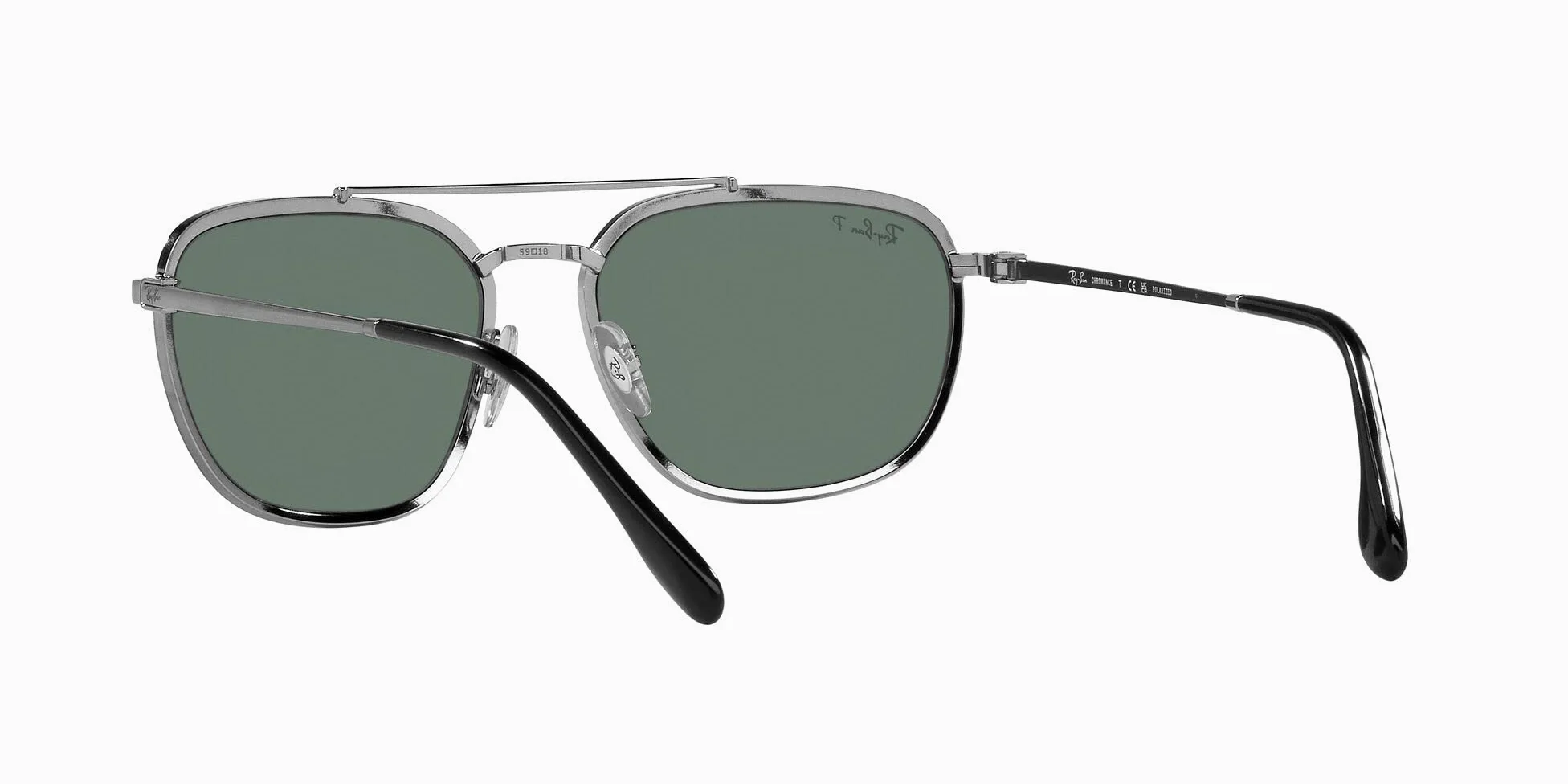Ray-Ban Damskie kwadratowe okulary przeciwsłoneczne Rb3708