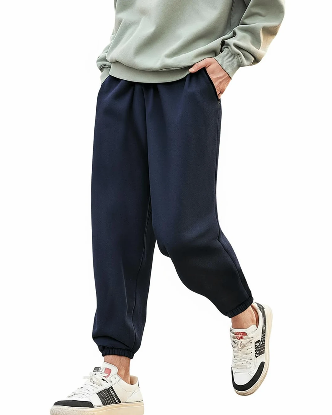 Bewakoof Męskie spodnie do biegania, bawełna, oversize, spodnie dresowe, męskie spodnie sportowe, majtki, uniwersalne spodnie sportowe