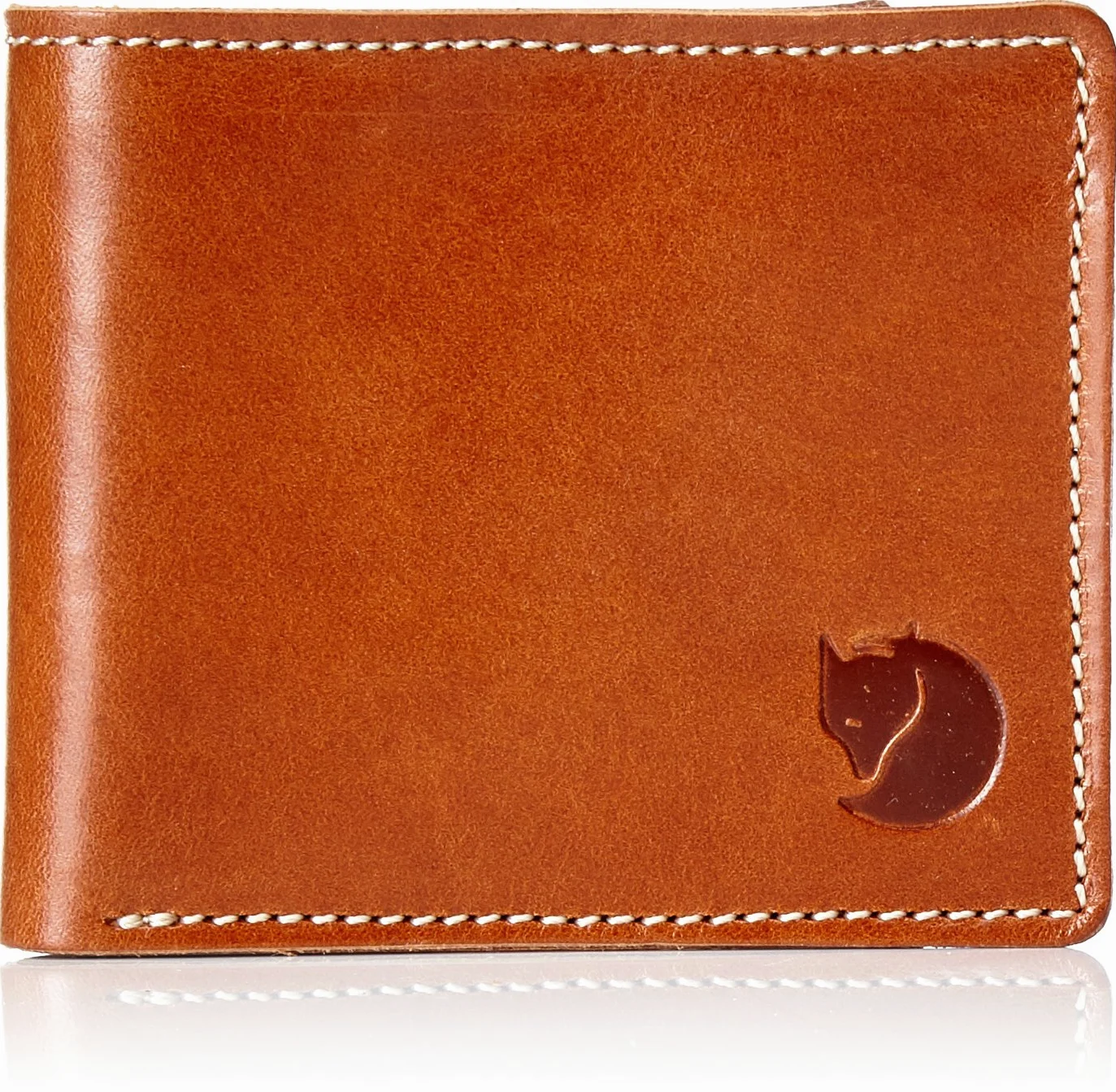 Fjallraven Portfel Ovik, skórzany koniak