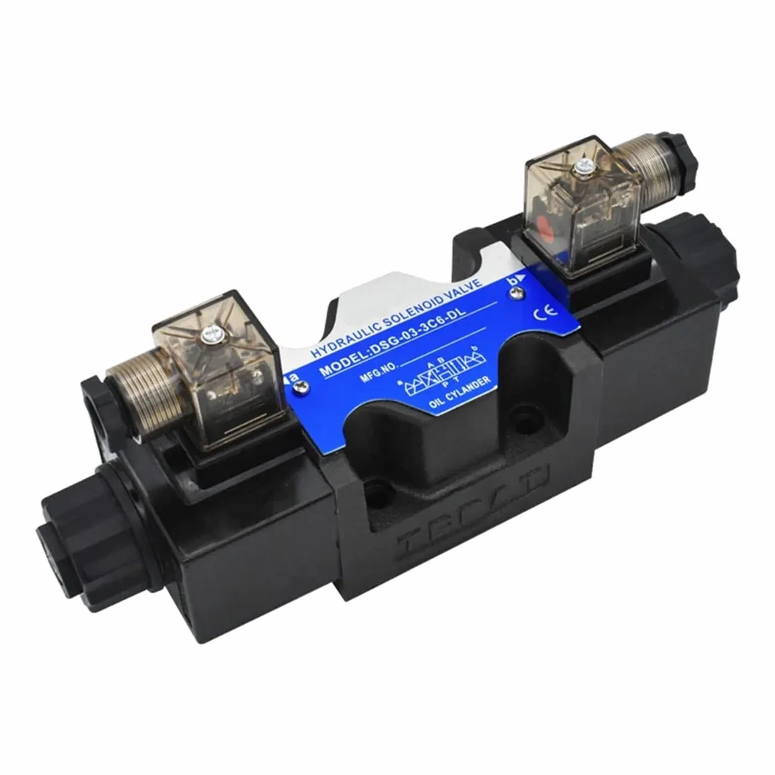 1 szt. Zawór kierunkowy sterowany elektromagnetycznie DLDSG-02-3C2/DSG-02-3C3/DSG-02-3C4/DSG-02-3C6 (kolor: AC220V, rozmiar: DSG-02-3C2)