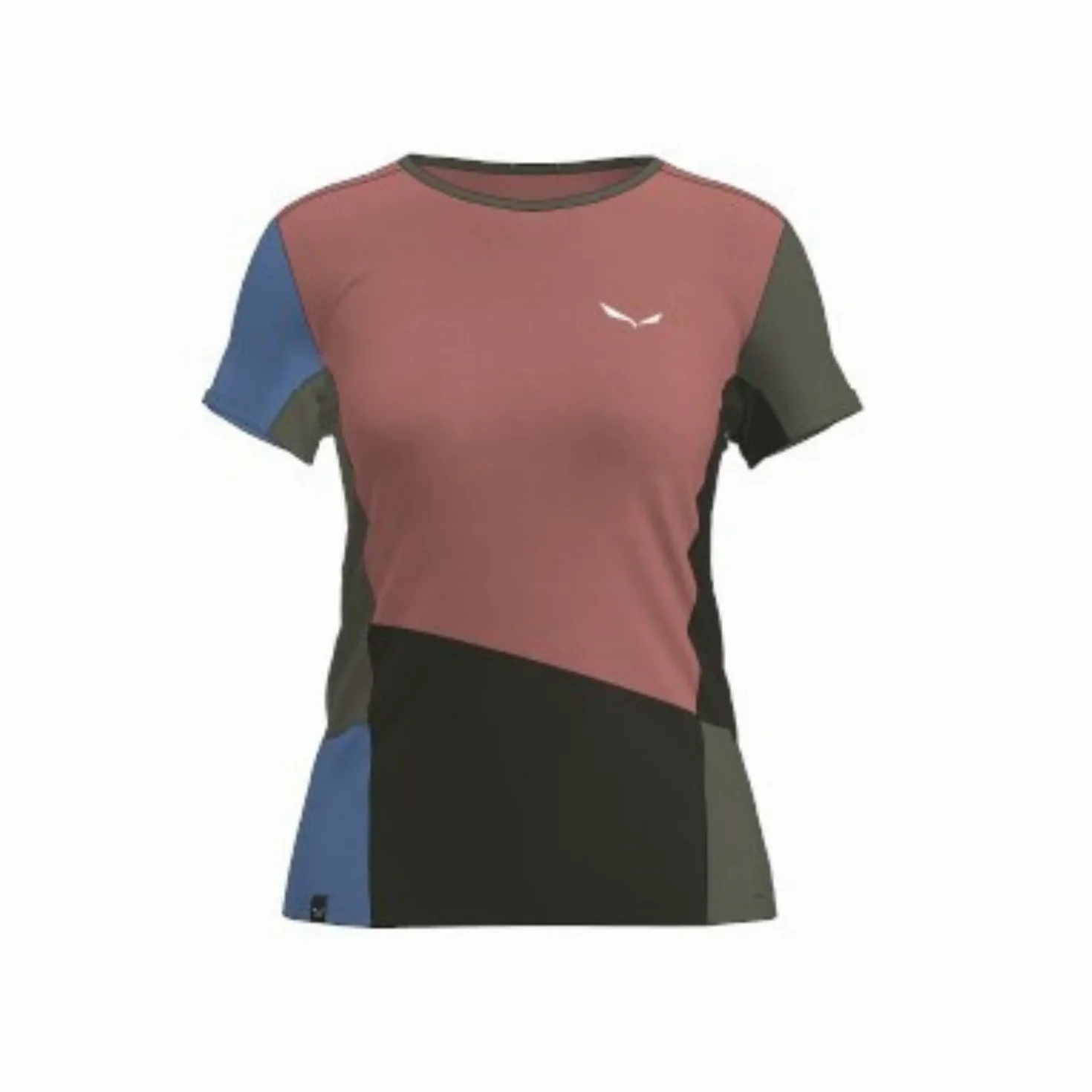 Salewa PUEZ Sporty Dry W T-Shirt, L, Desert Pink/Multi