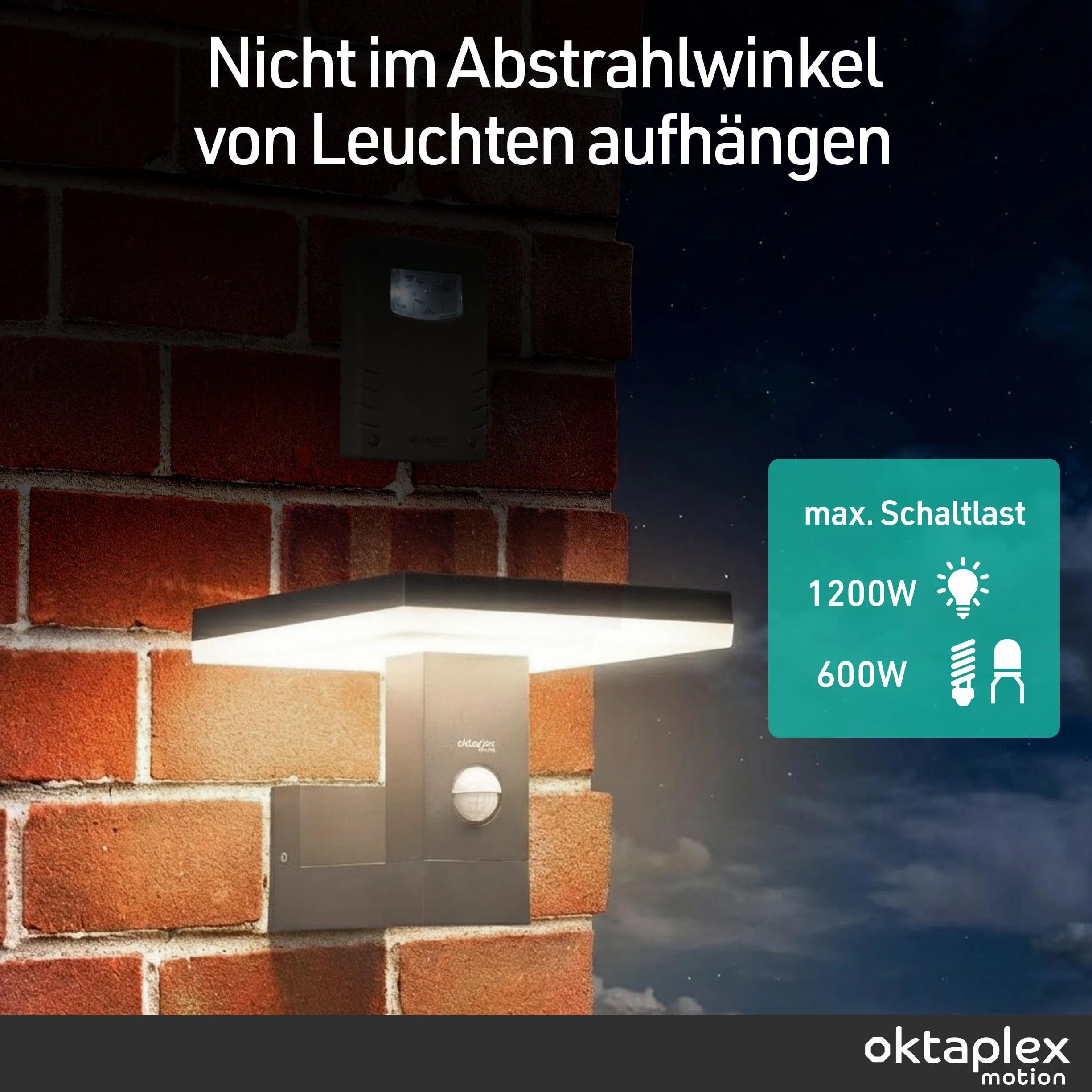 Oktaplex Bela wyłącznik zmierzchowy na zewnątrz z wyłącznikiem czasowym IP65 230 V antracyt regulowany czujnik zmierzchu