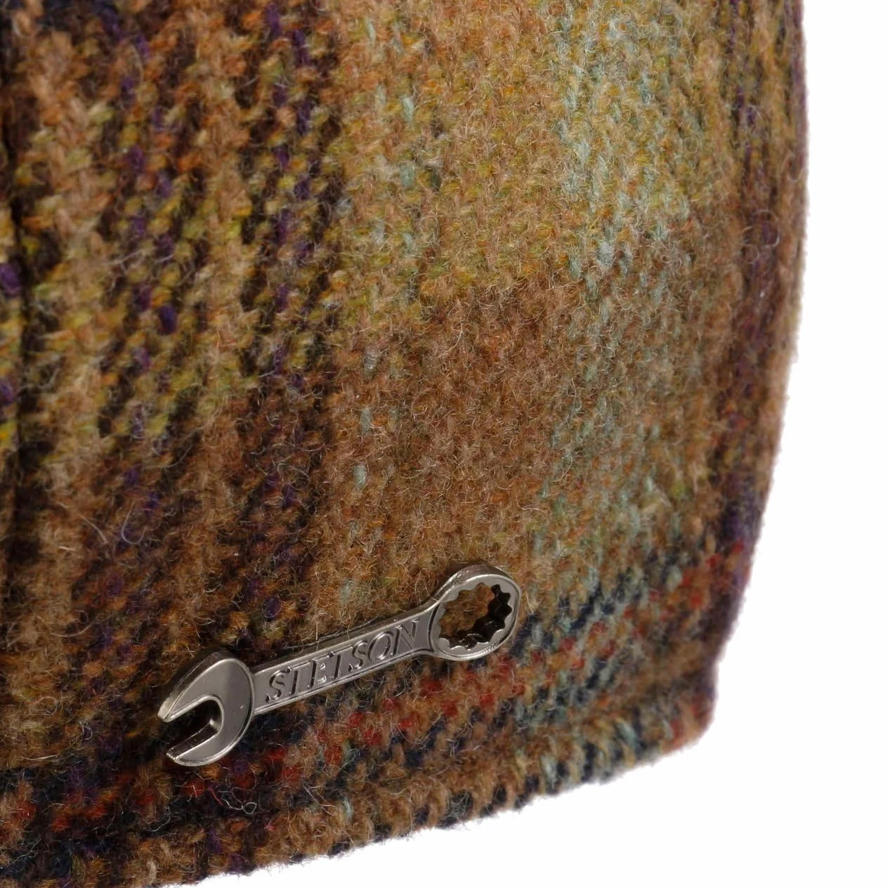 Stetson 8-panelowa wełniana czapka z daszkiem męska czapka balonowa - Made in The EU z daszkiem, na jesień, zimę, jesień, zimę, rozm. M (56-57 cm), brązowa