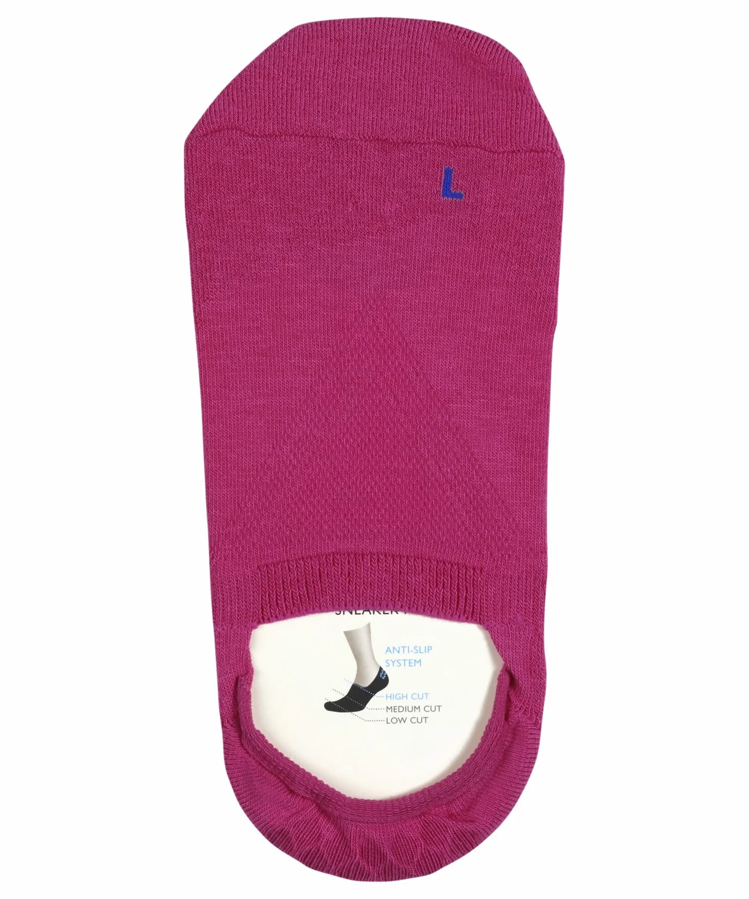 FALKE Kobiety Stopki Cool Kick Invisible W In materiał funkcyjny niewidoczne jednokolorowe 1 Para, Różowy Gloss 8550, 37-38