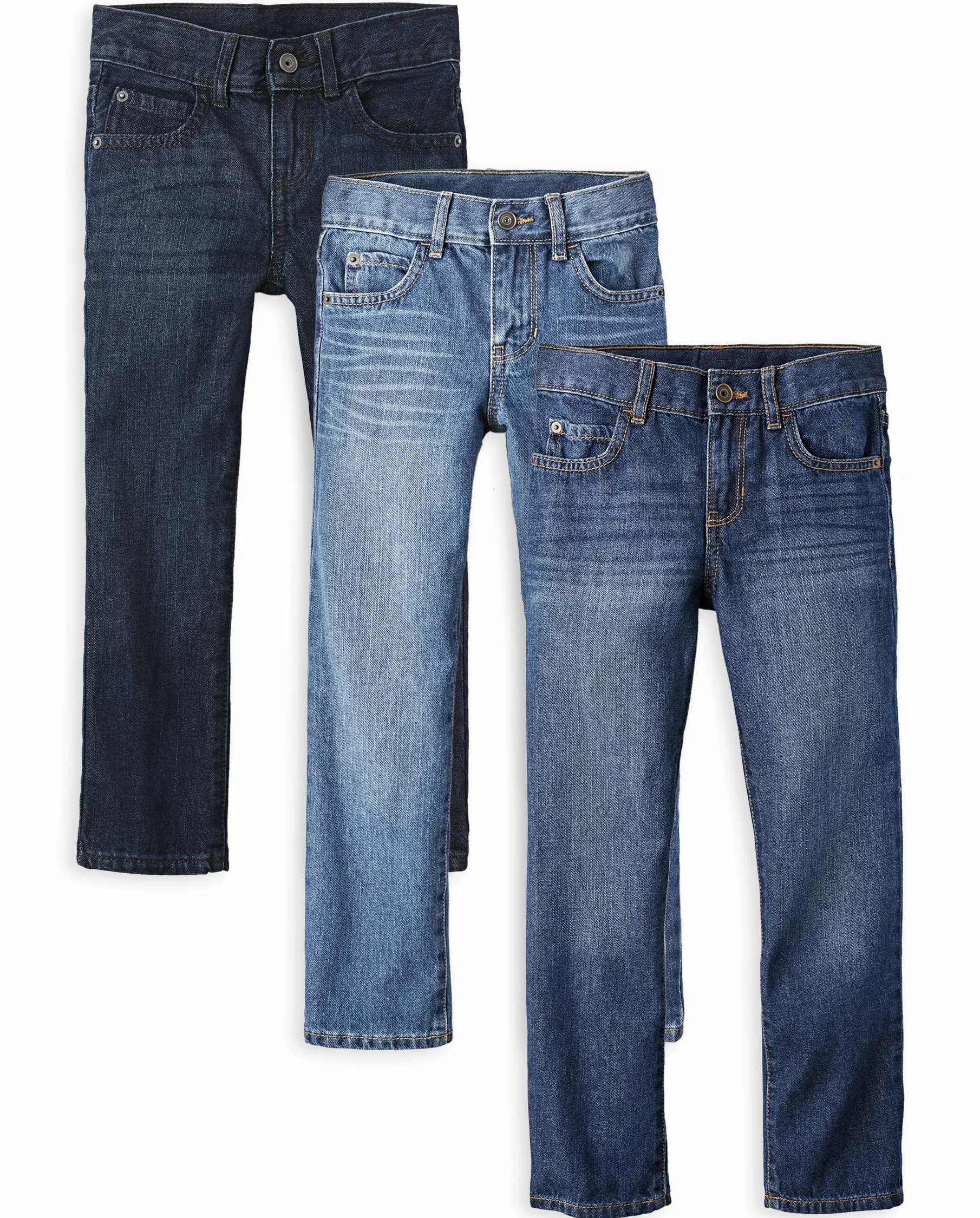 The Children's Place Three Pack Straight Leg Jeans - Dżins Chłopcy