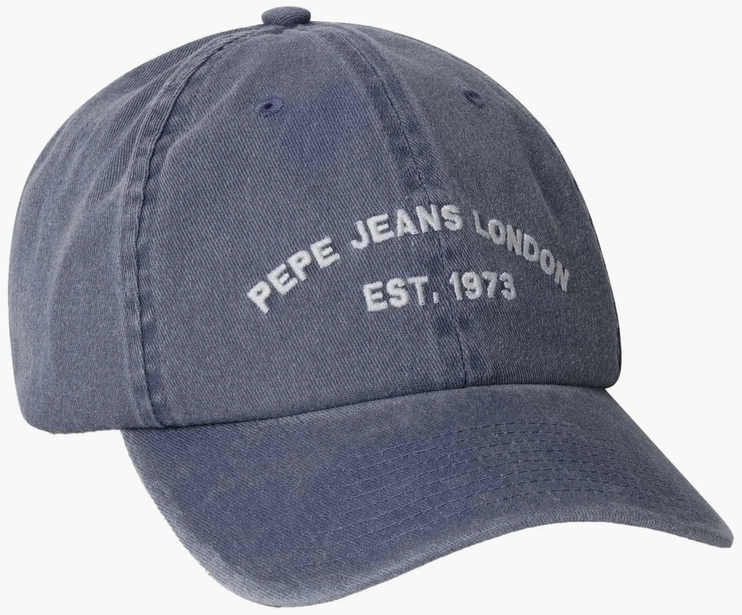 Pepe Jeans Męska czapka Ever, niebieska (sprany granatowy), jeden rozmiar