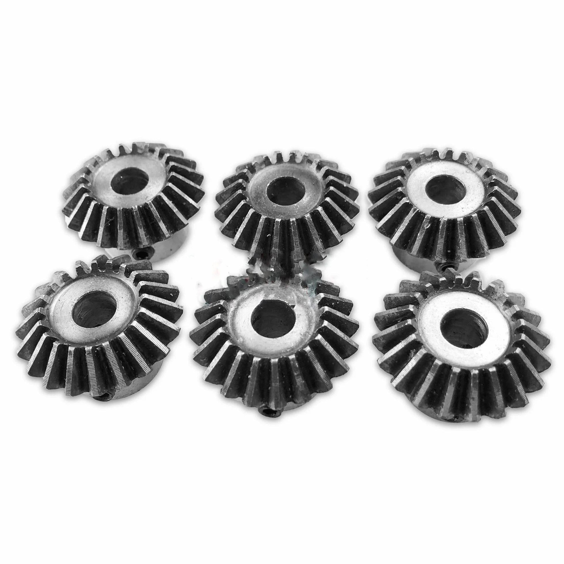 Koło zębate spiralne 1 szt. 1,5 moduł 20 zębów przekładnia stożkowa 8 mm 10 mm 12 mm 14 mm 15 mm wewnętrzny otwór przekładnia 1,5 m 20T spiralne przekładnie stożkowe do modelu DIY ślimak ścięcia samochodu (kolor: 20 zębów, rozmiar: otwór 10 mm)