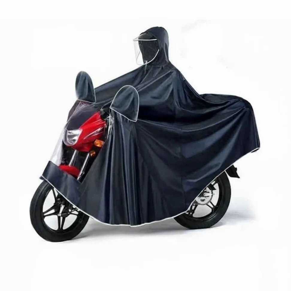 Wodoodporne ponczo przeciwdeszczowe z kapturem do BMW Motorrad CE 02, oddychający dwuwarstwowy kombinezon z tkaniny dla 1 lub 2 osób