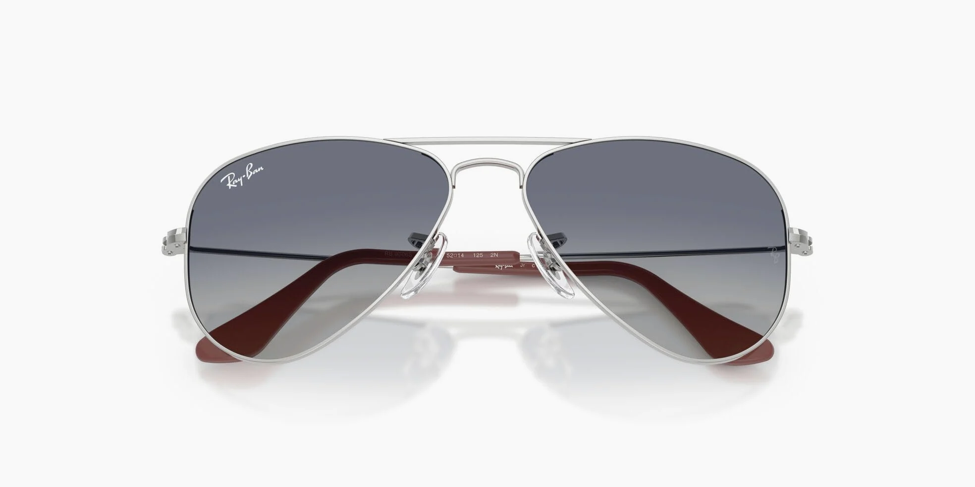Ray-Ban Junior Rj9506s metalowe okulary przeciwsłoneczne lotnicze