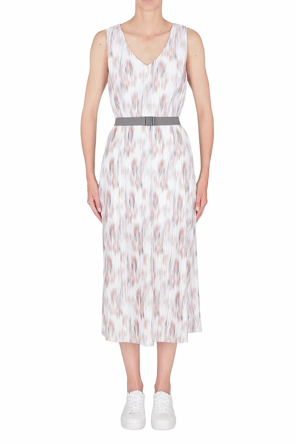 Armani Exchange Sukienka Women's Plisse, Klasyczne Dopasowanie