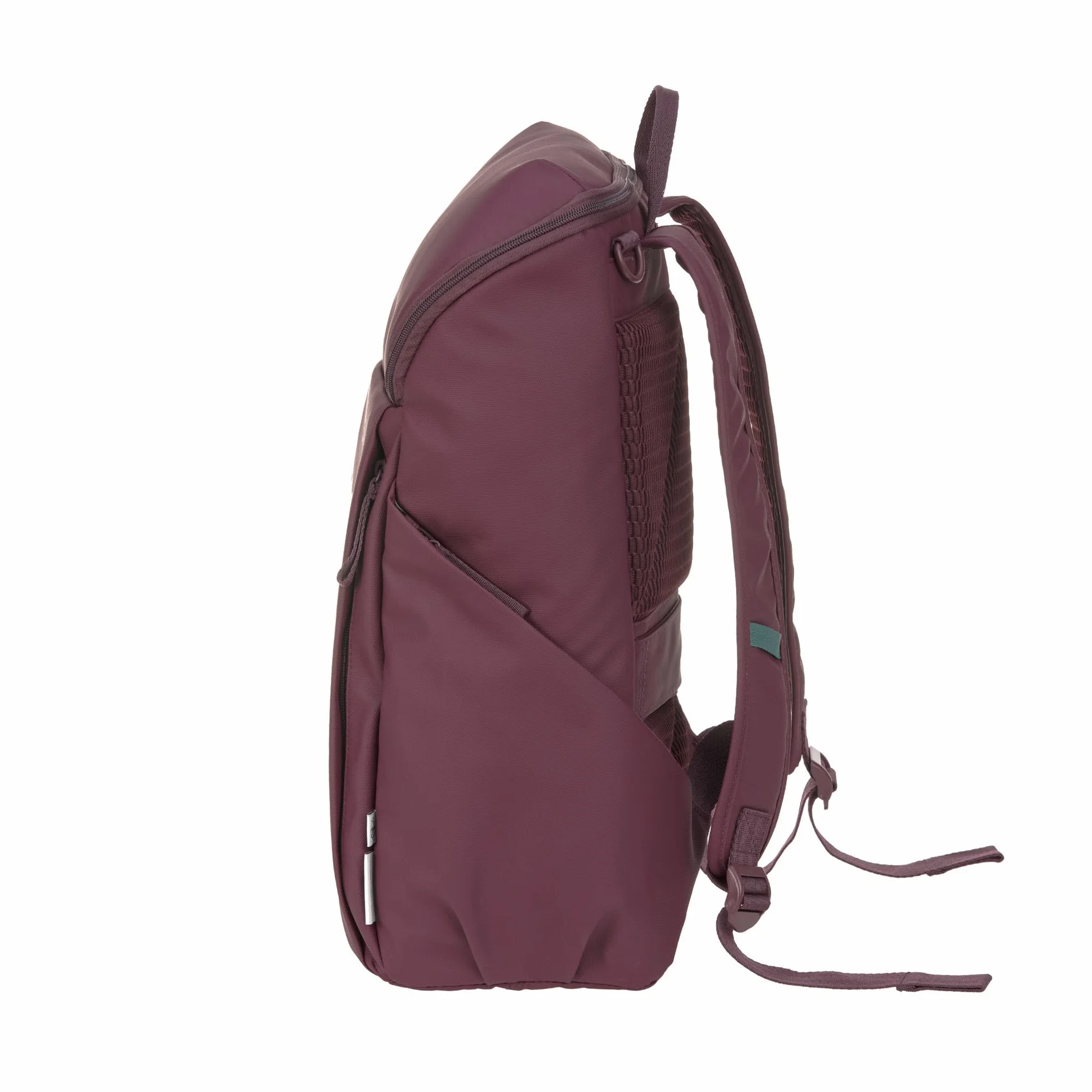 LÄSSIG Plecak do przewijania dla niemowląt z podkładką do przewijania, mocowaniem do wózka dziecięcego i uchwytem na butelkę/GRE Slender Up Backpack