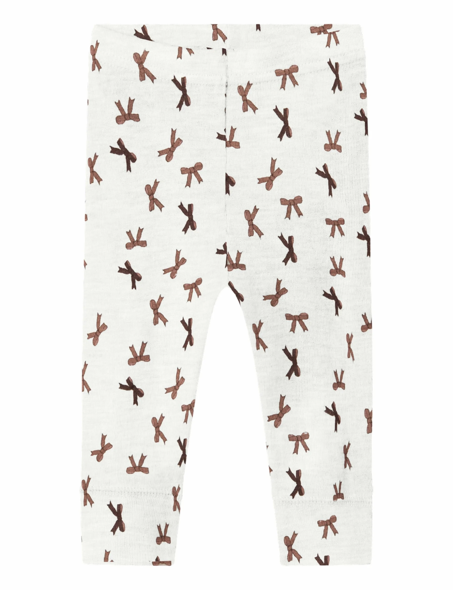 NAME IT Nbfwang Wool Rib Legging Aop - Nbfwang wełniane prążkowane legginsy Aop Kobiety