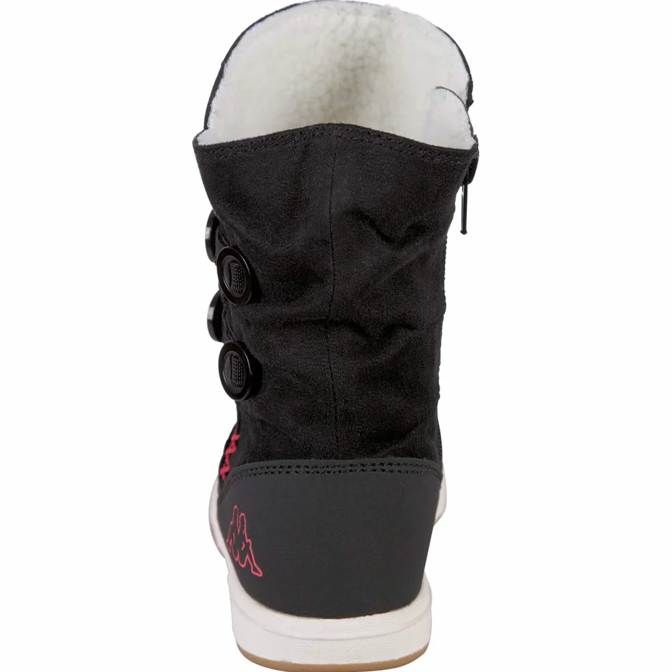 Kappa Dzieci?ce botki kremowe, uniseks, Czarny Black Pink 1122, 28 EU