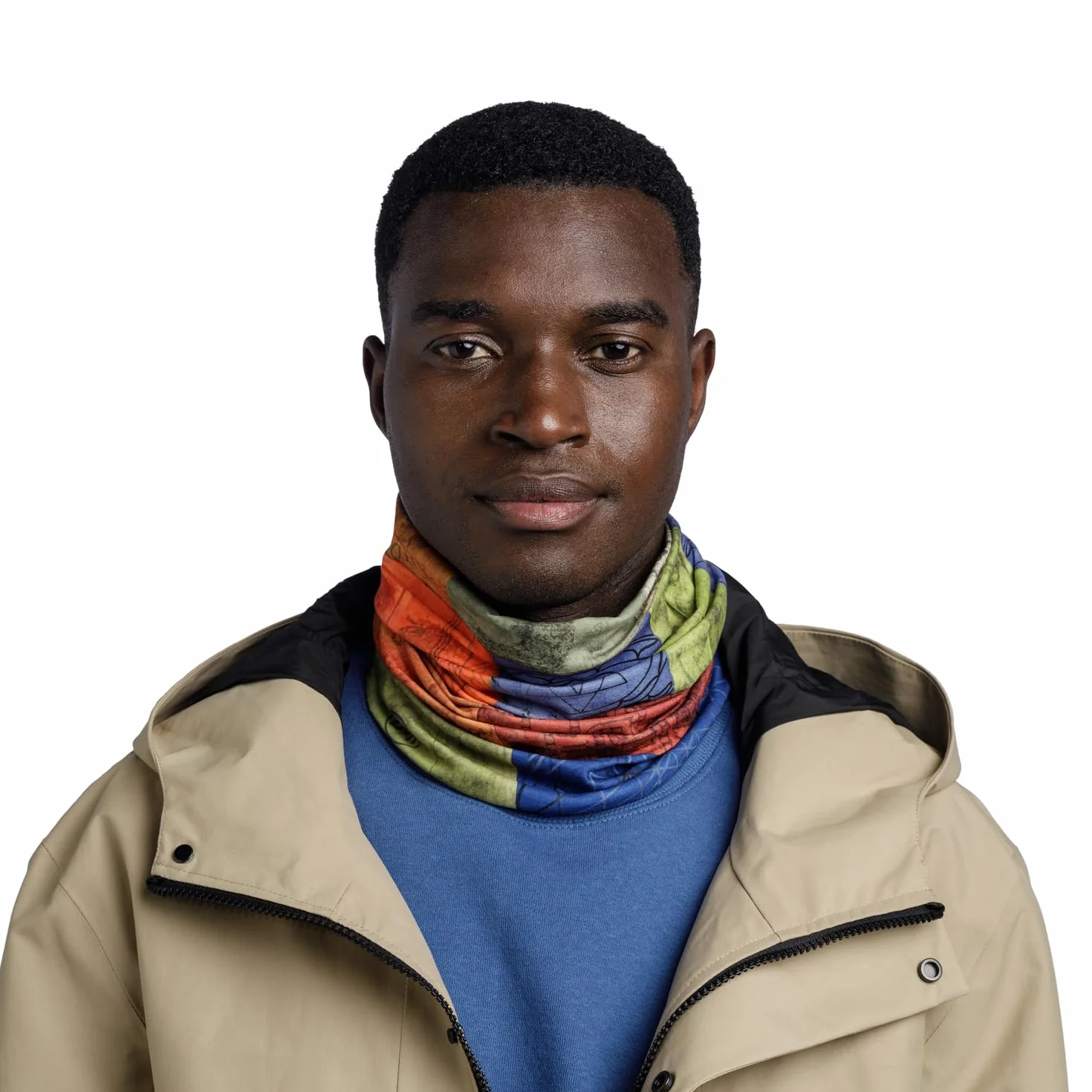 BUFF®| Komin Original Ecostretch Szalik, tubularny, wielofunkcyjny, na szyję i głowę, bieganie, chodzenie, wędrówki, zrównoważony, lekki Chłopiec Dziewczynka