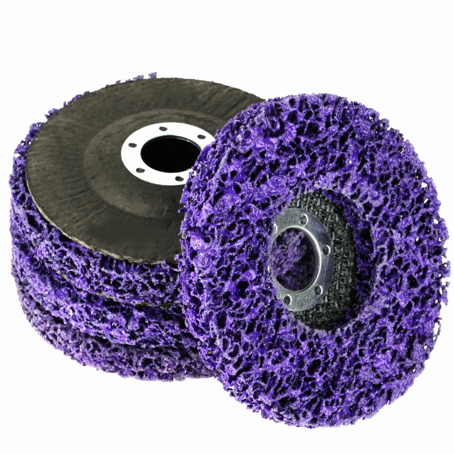 Fioletowa tarcza szlifierska diamentowa (otwór wewnętrzny 22 średnica 125 mm) - 4 sztuki