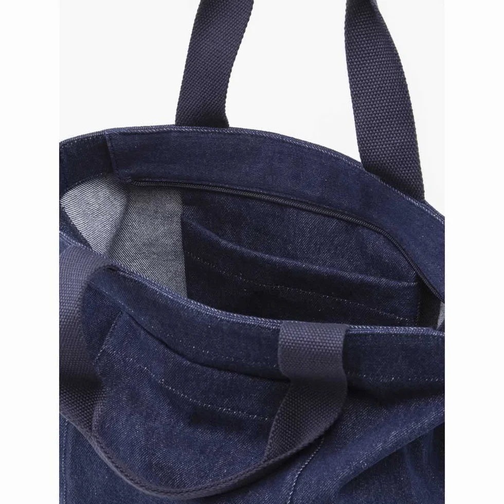 LEVIS FOOTWEAR AND AKCESORIES Icon Tote, torby unisex, ciemny niebieski, Dark Blue