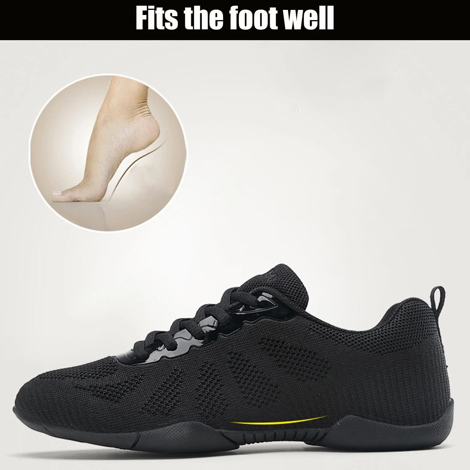 Damskie buty cheerleaderek, jazz, joga, buty treningowe dla dziewcząt, buty cheerleaderki, buty do tańca, gimnastyki, buty sportowe, buty sportowe, sznurowane