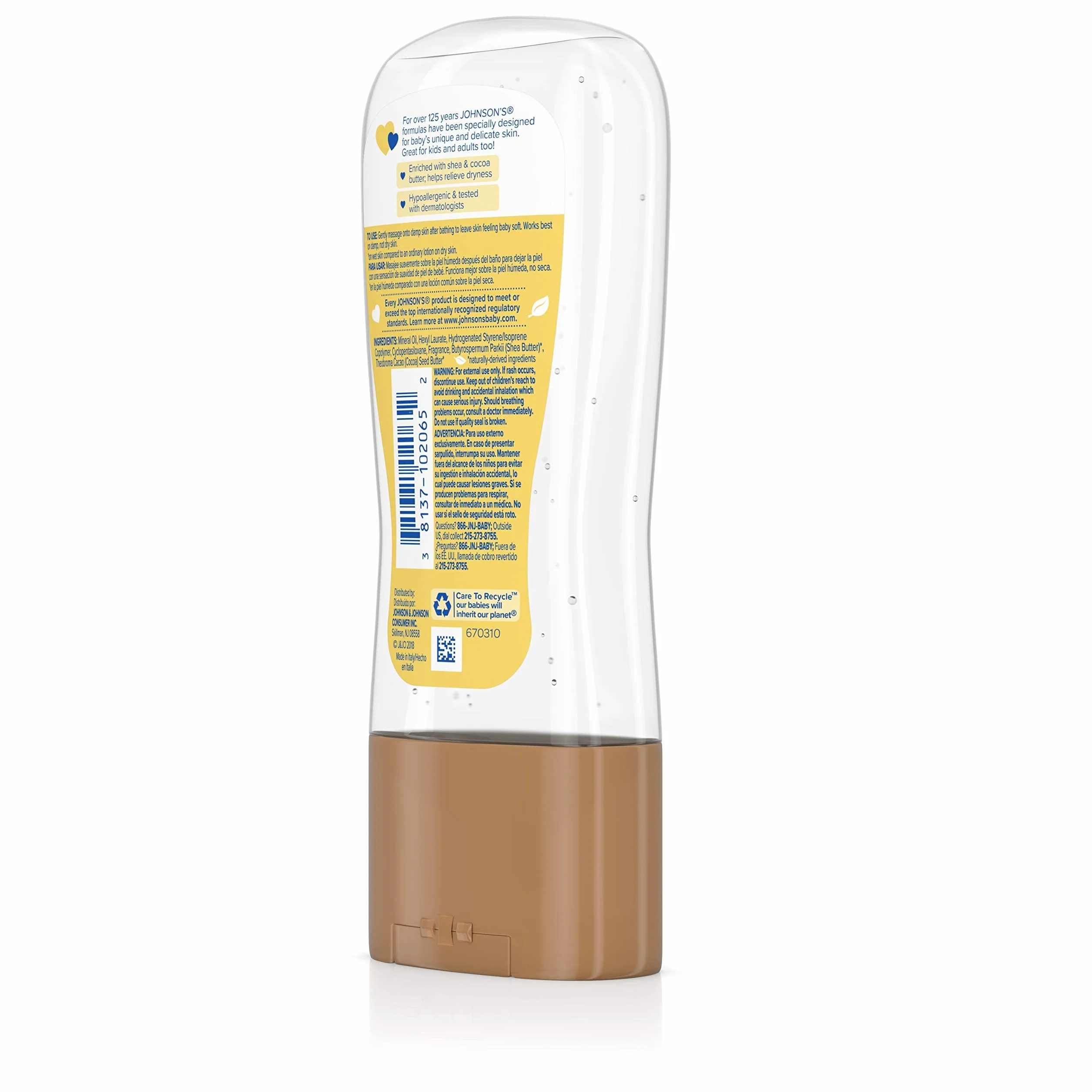 Jonnson & johnson Baby Oil Gel 190 ml (produkty dla dzieci; olejki)
