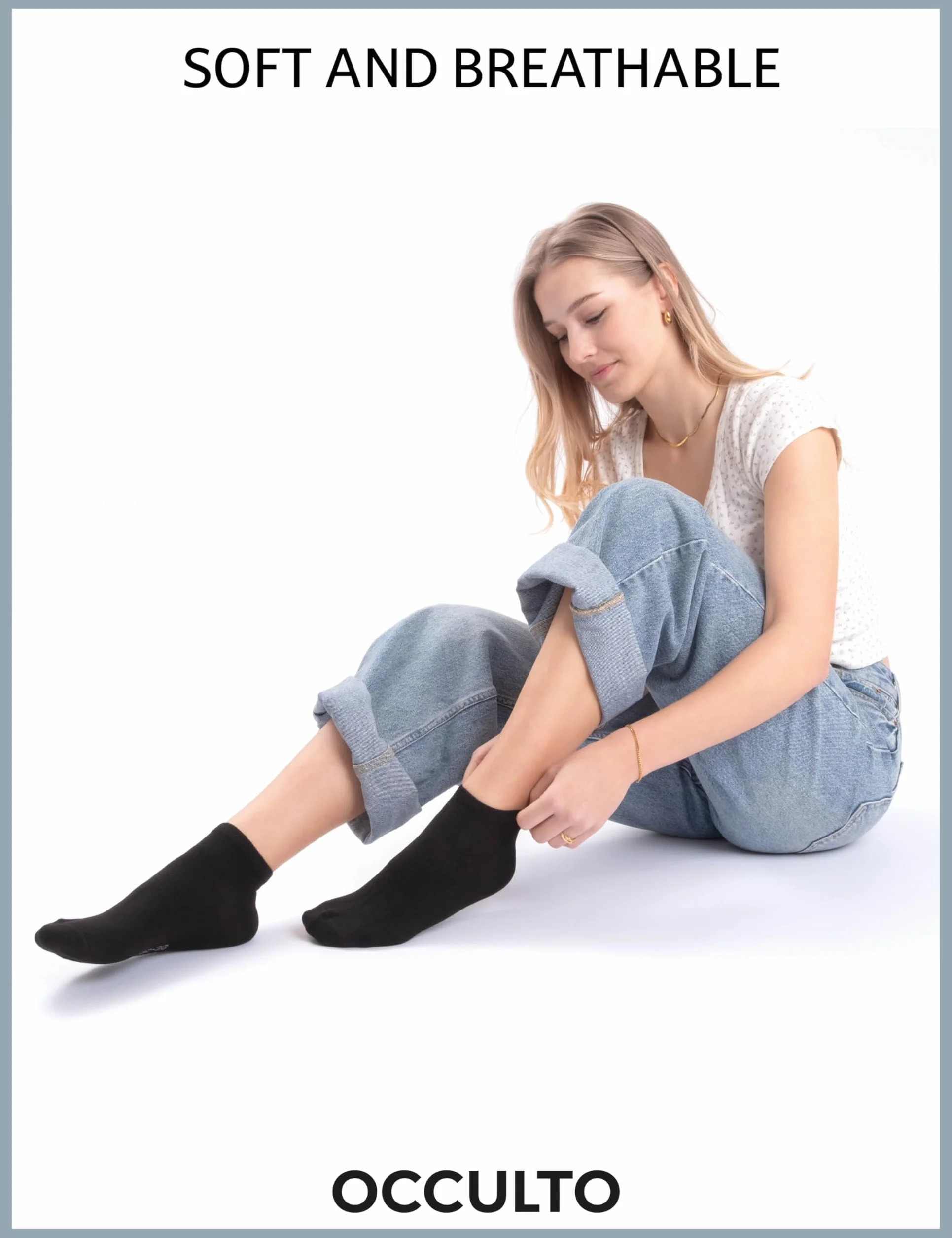 Occulto krótkie skarpetki damski 10 pak (model: Alexa)