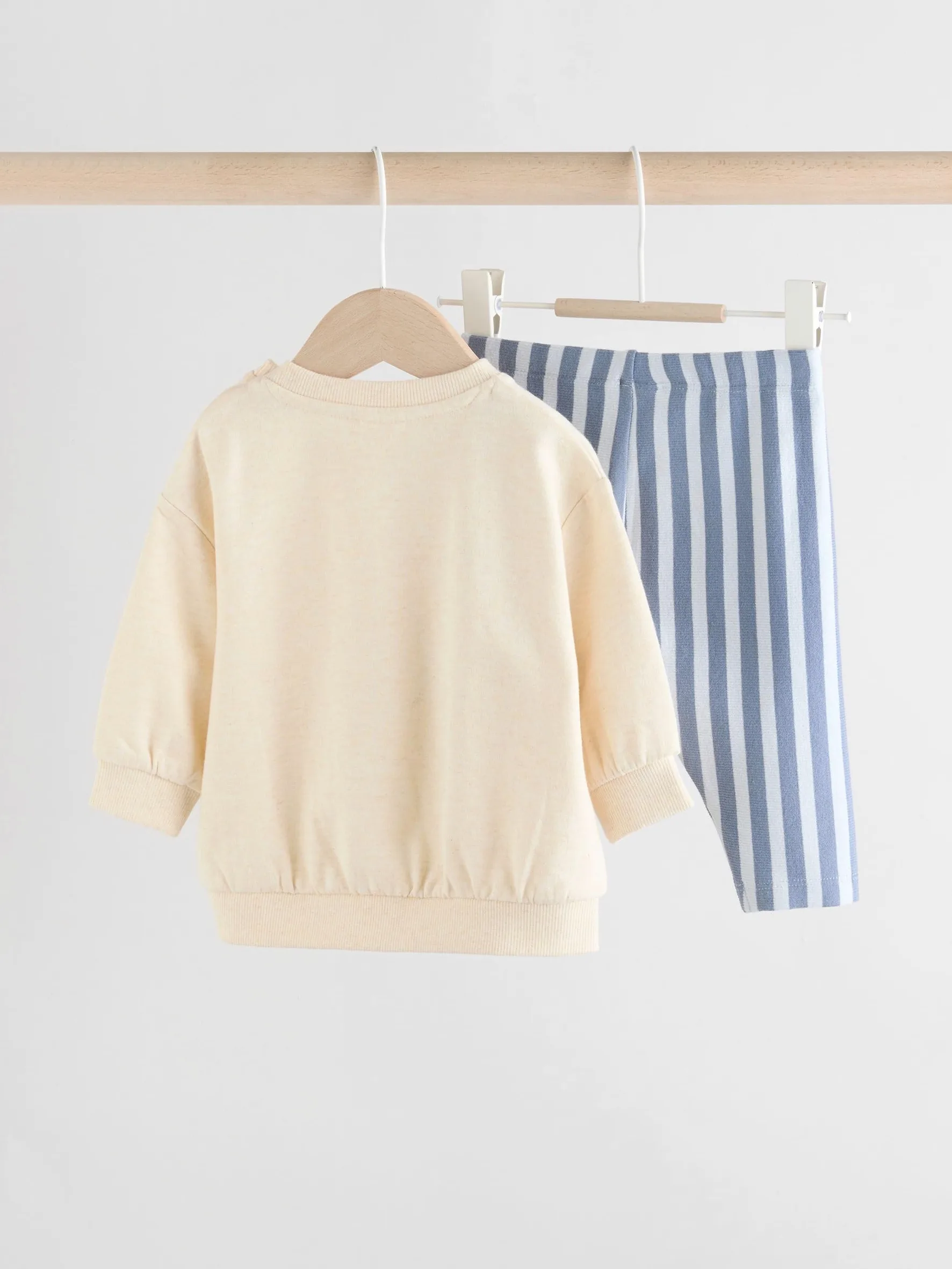 NEXT Noworodki chłopcy Bluza niemowlęca i legginsy w zestawie