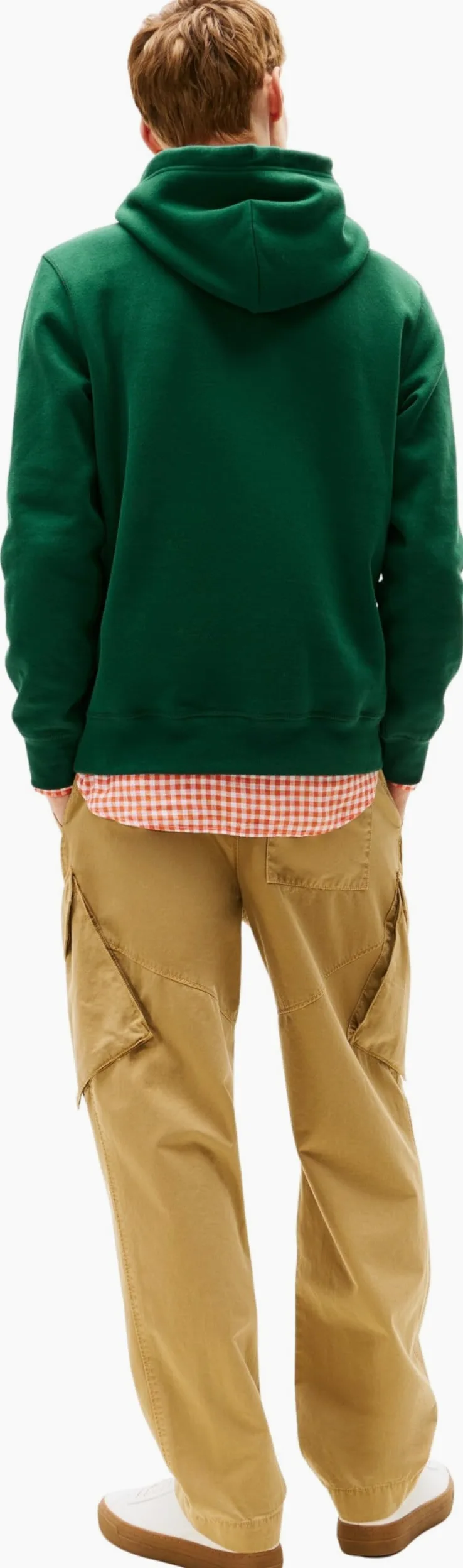 Tommy Hilfiger Męska bluza z kapturem ESS SEZONAL MW0MW39997, zielona, M, Zielony (ozdobny zielony), M