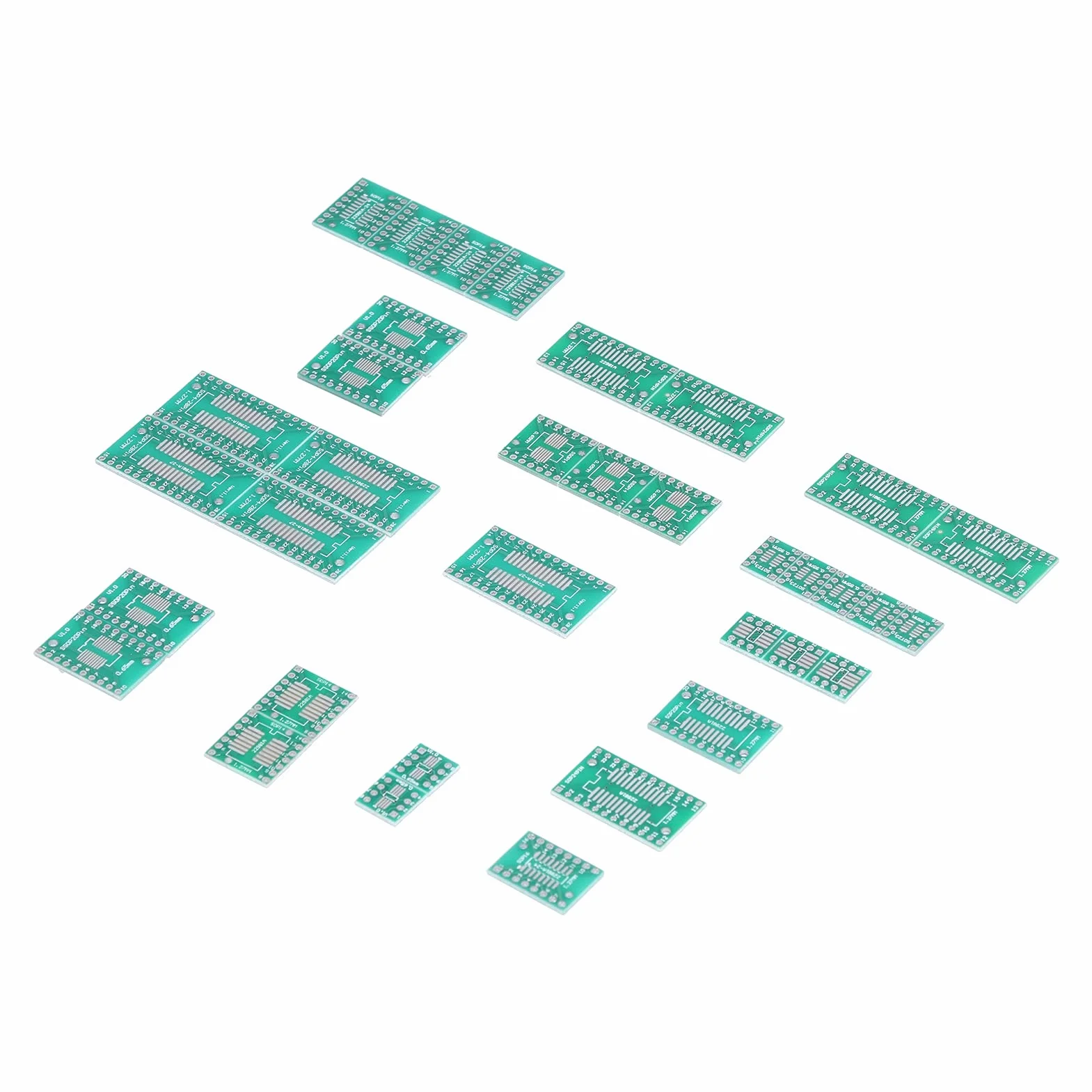 35 Sztuk PCB Prototypowa Płytka Adapter Konwerter SMT na DIP DIY Elektroniczne Komponenty Sterujące Przemysłowe