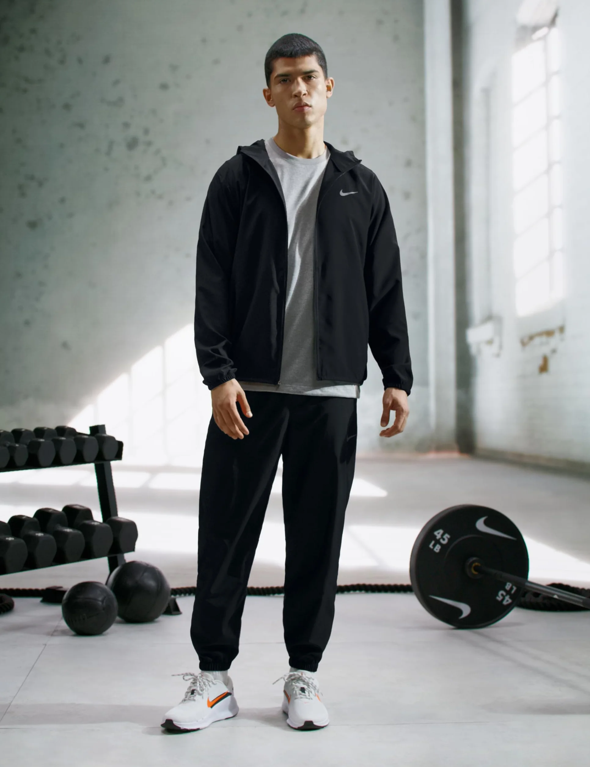Nike Kurtka M Nk Df Form Hd Jkt Czarny Odblaskowy Silv L